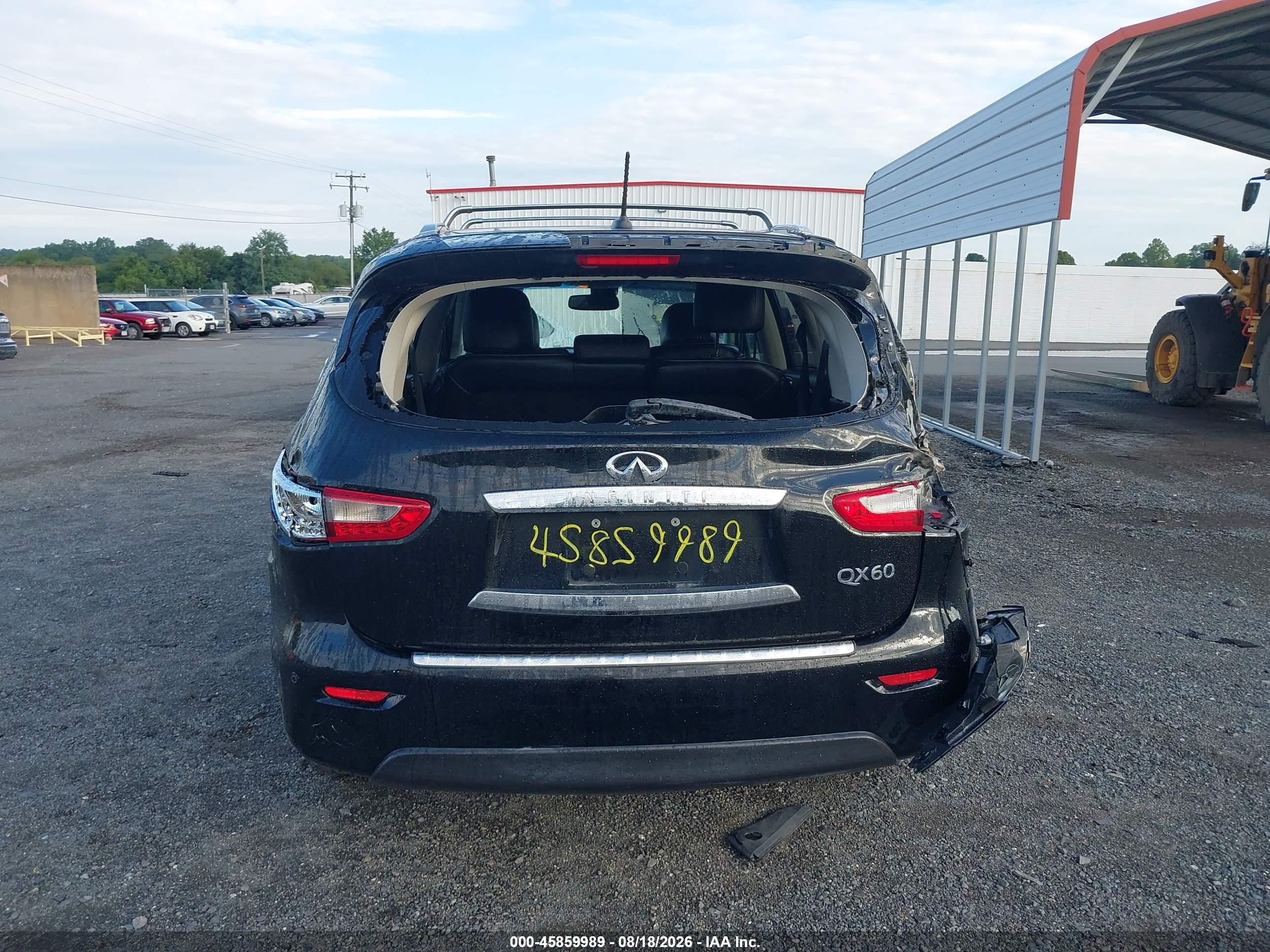 2015 Infiniti Qx60   Black vin: 5N1AL0MN5FC539329