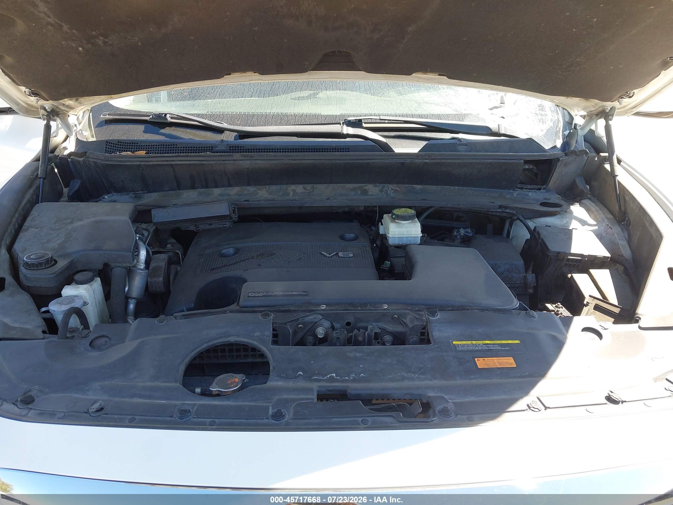 2015 Infiniti Qx60 White vin: 5N1AL0MN5FC541551