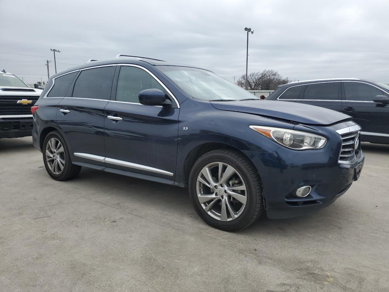 2015 Infiniti Qx60  Blue vin: 5N1AL0MN5FC543638