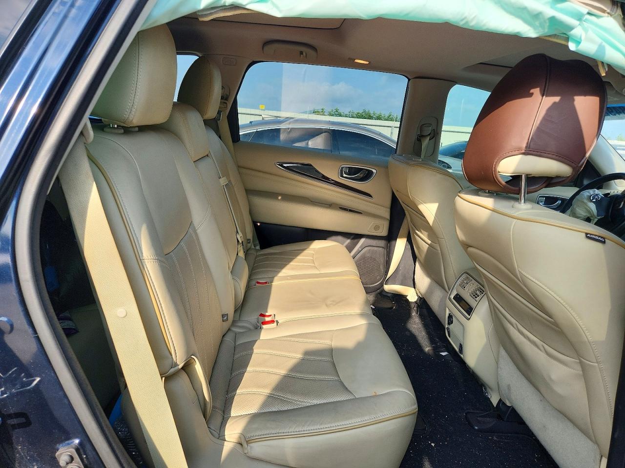 2015 Infiniti Qx60 Base Blue vin: 5N1AL0MN5FC543638