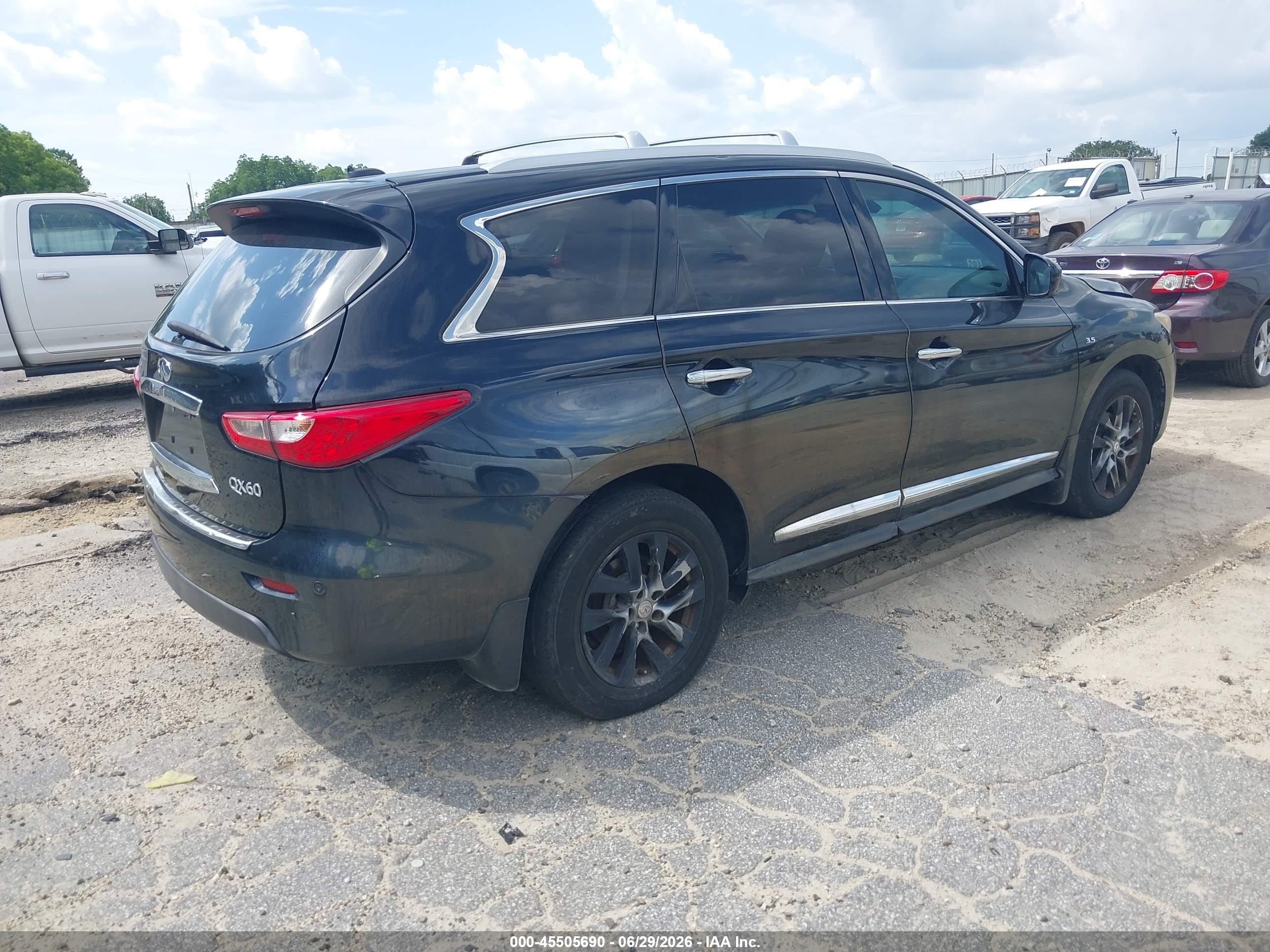 2015 Infiniti Qx60   Black vin: 5N1AL0MN5FC550153