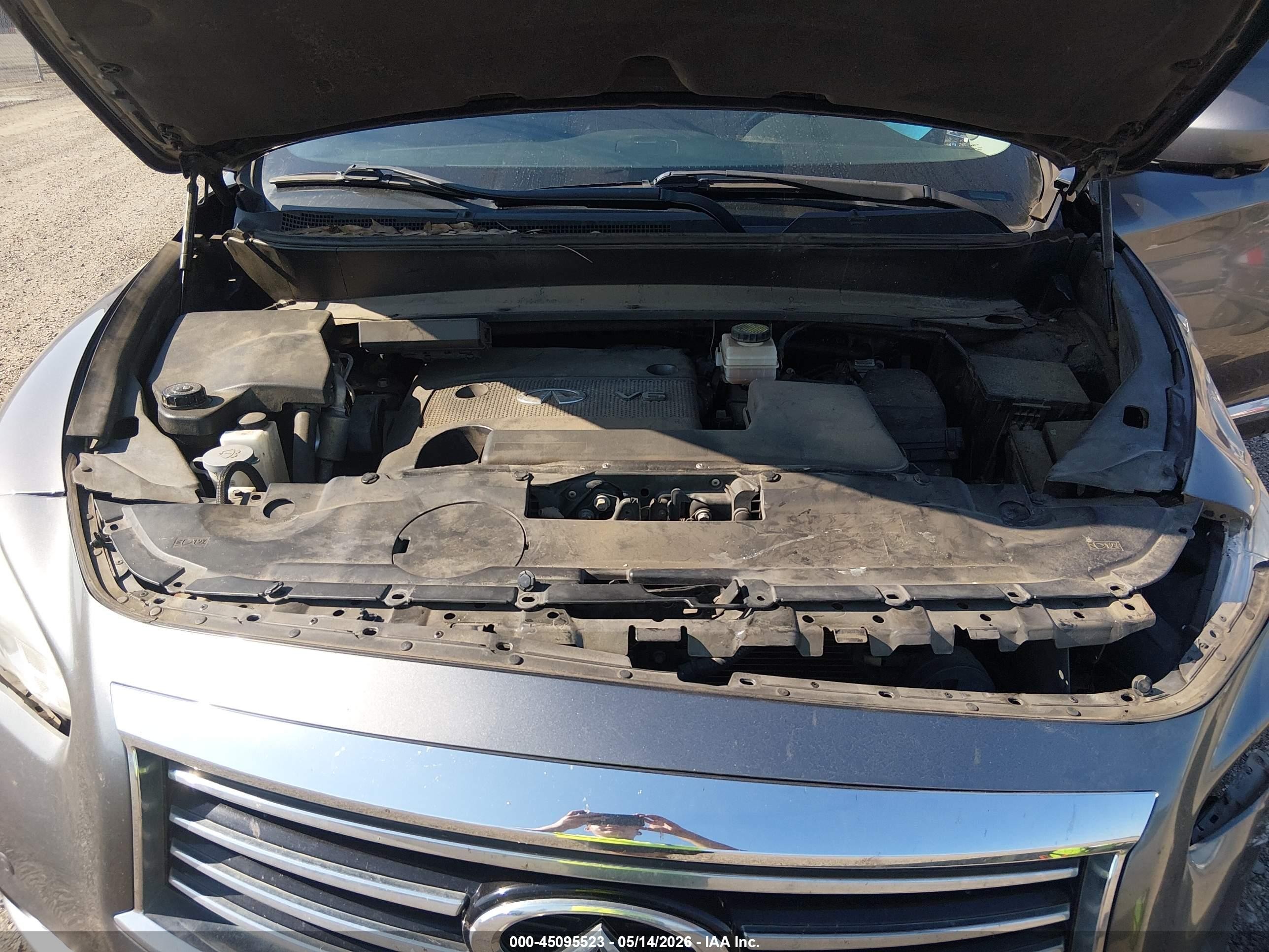 2015 Infiniti Qx60   Gray vin: 5N1AL0MN5FC553134