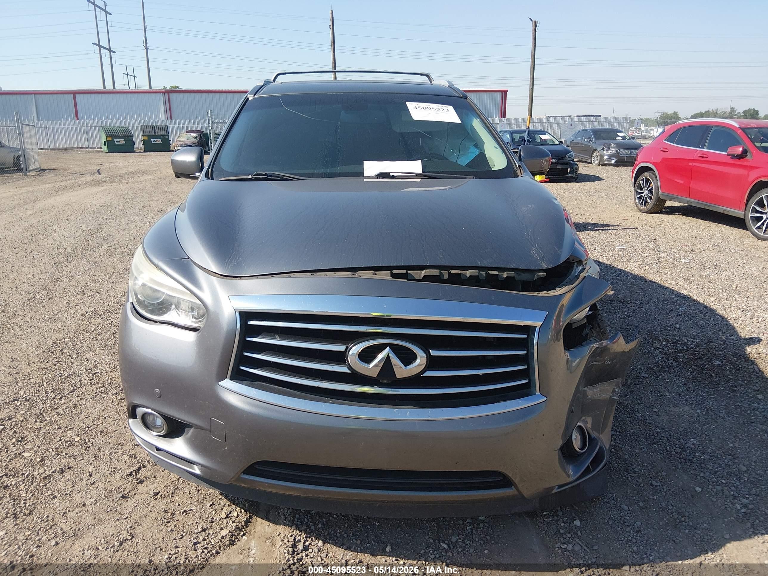 2015 Infiniti Qx60   Gray vin: 5N1AL0MN5FC553134