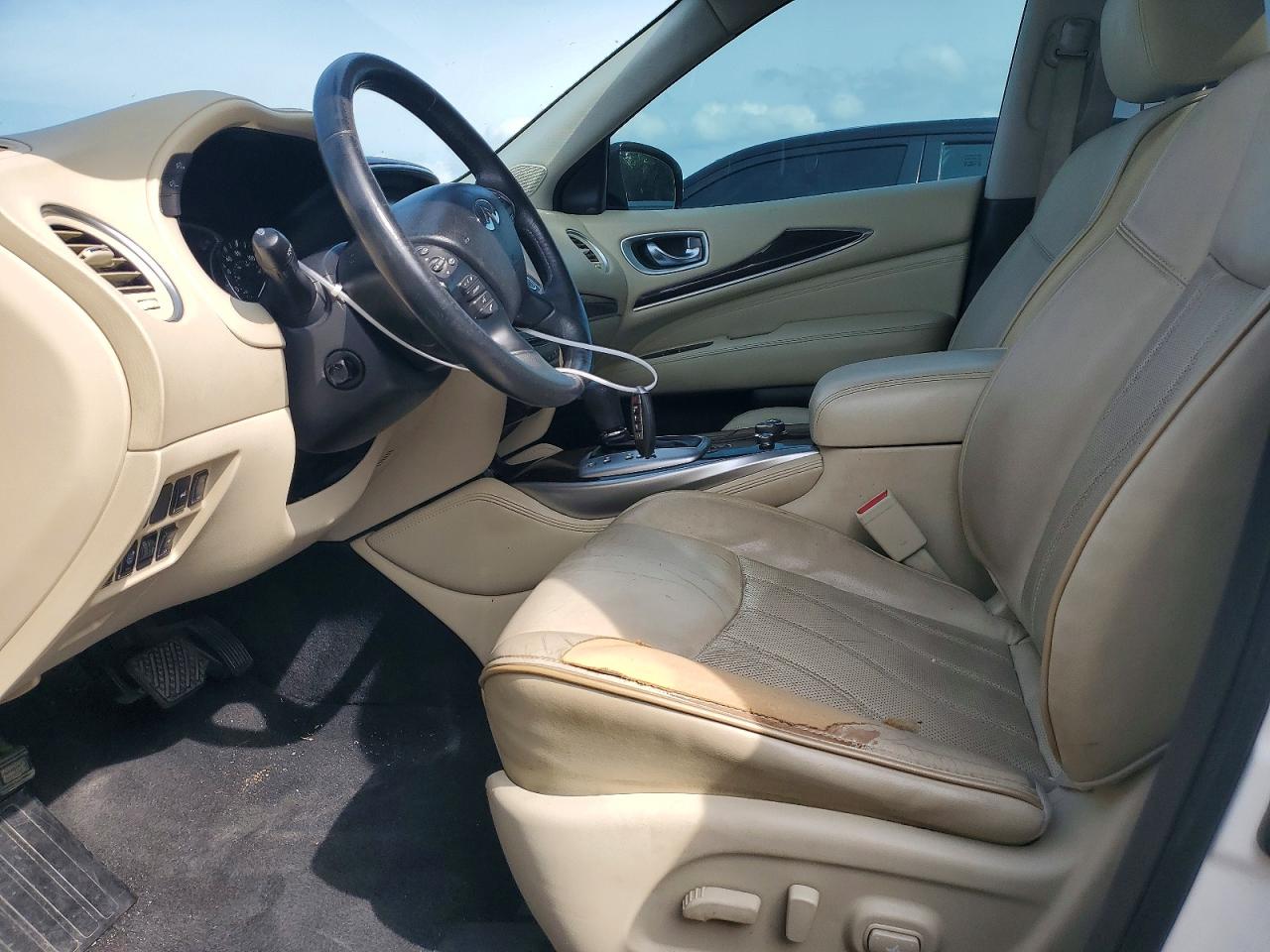 2015 Infiniti Qx60 Fwd White vin: 5N1AL0MN5FC558172
