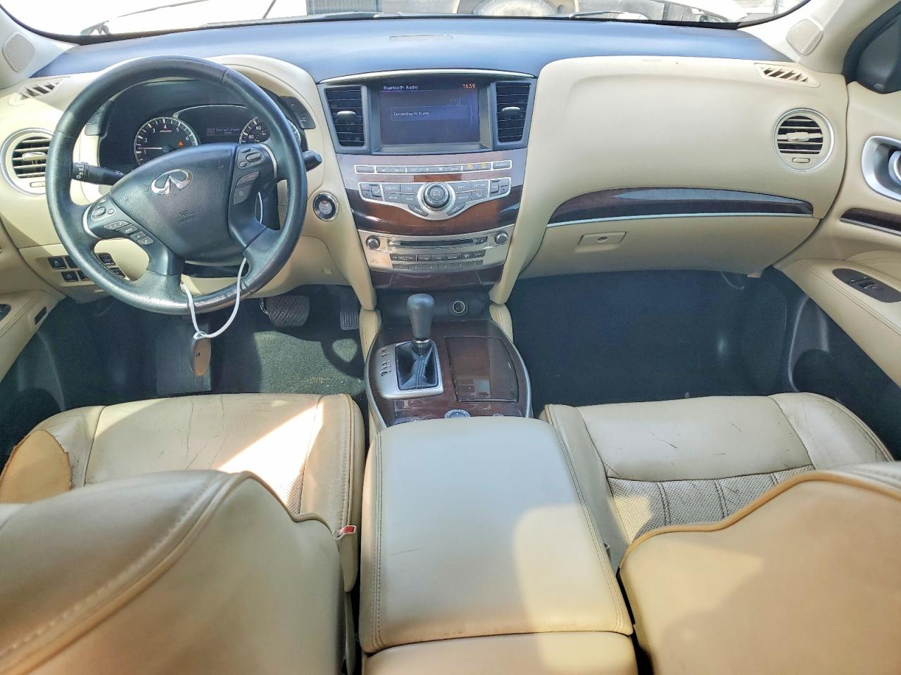 2015 Infiniti Qx60 Fwd White vin: 5N1AL0MN5FC558172