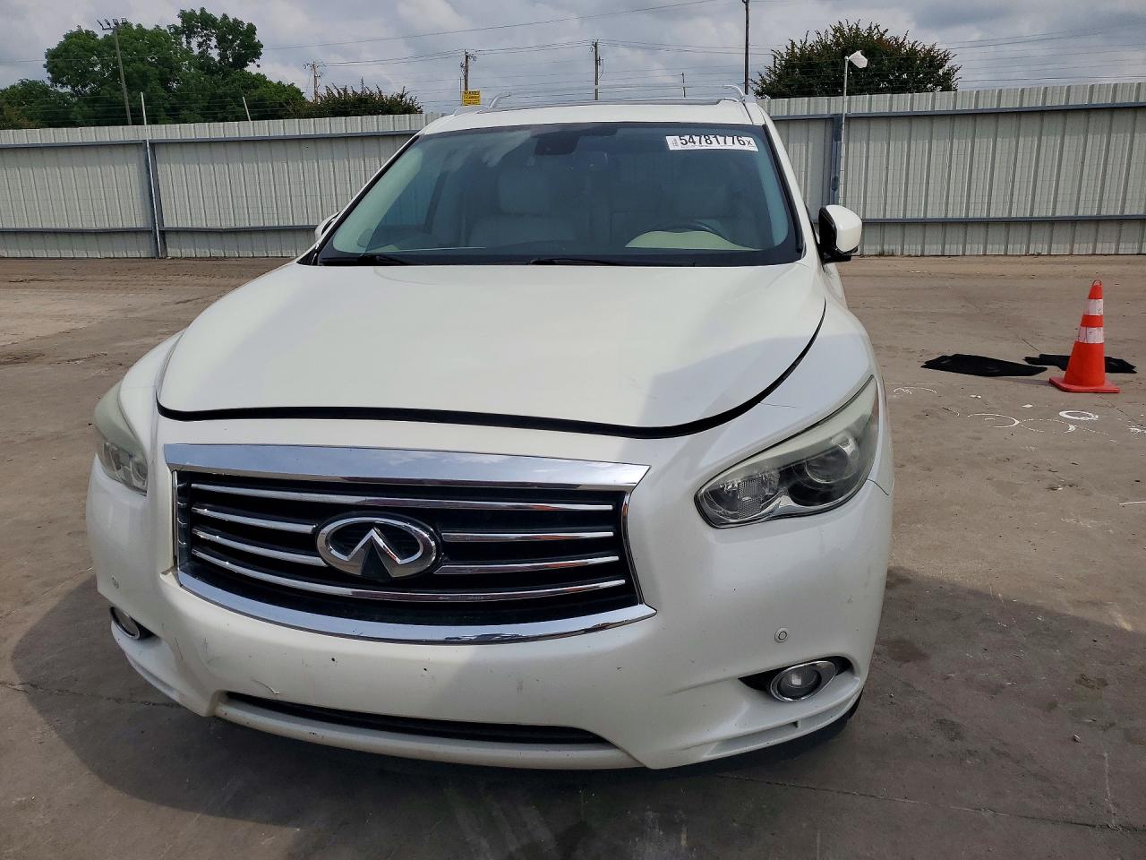 2015 Infiniti Qx60 Fwd White vin: 5N1AL0MN5FC558172