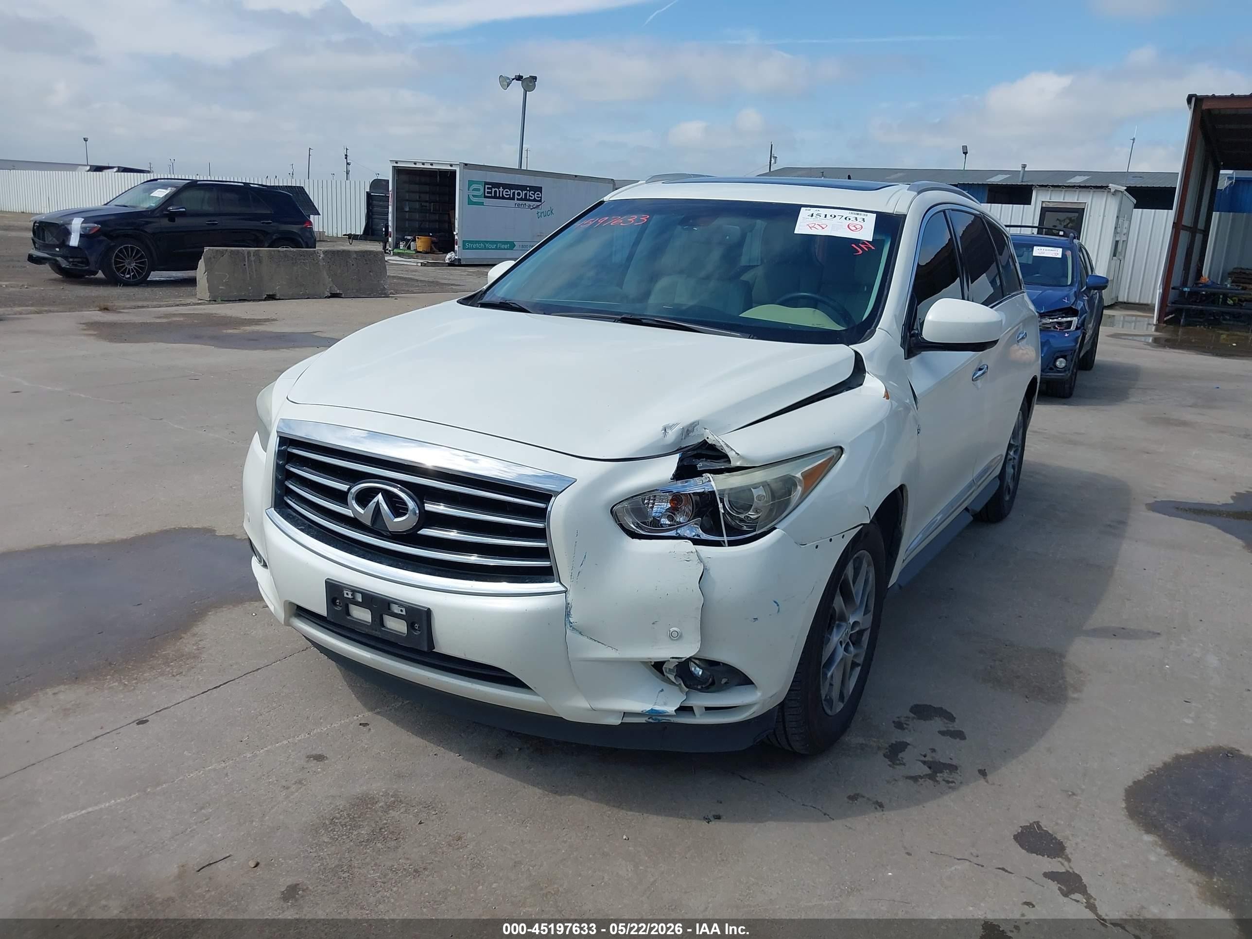 2015 Infiniti Qx60 Белый vin: 5N1AL0MN5FC558270