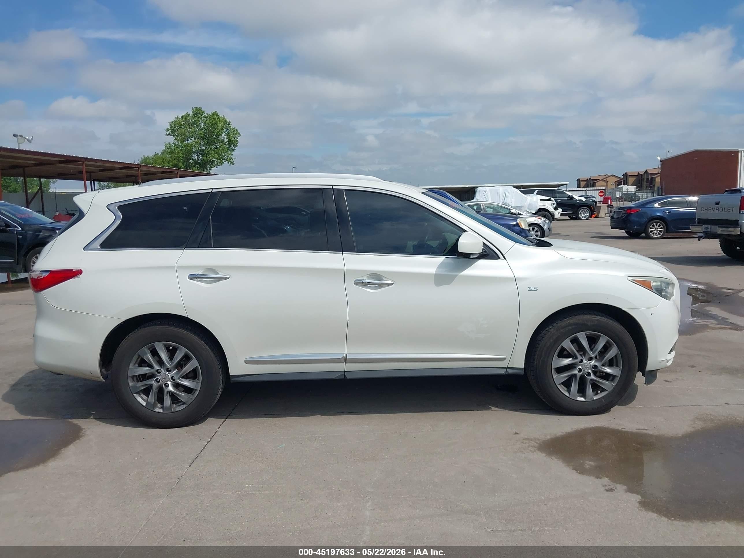 2015 Infiniti Qx60 Белый vin: 5N1AL0MN5FC558270