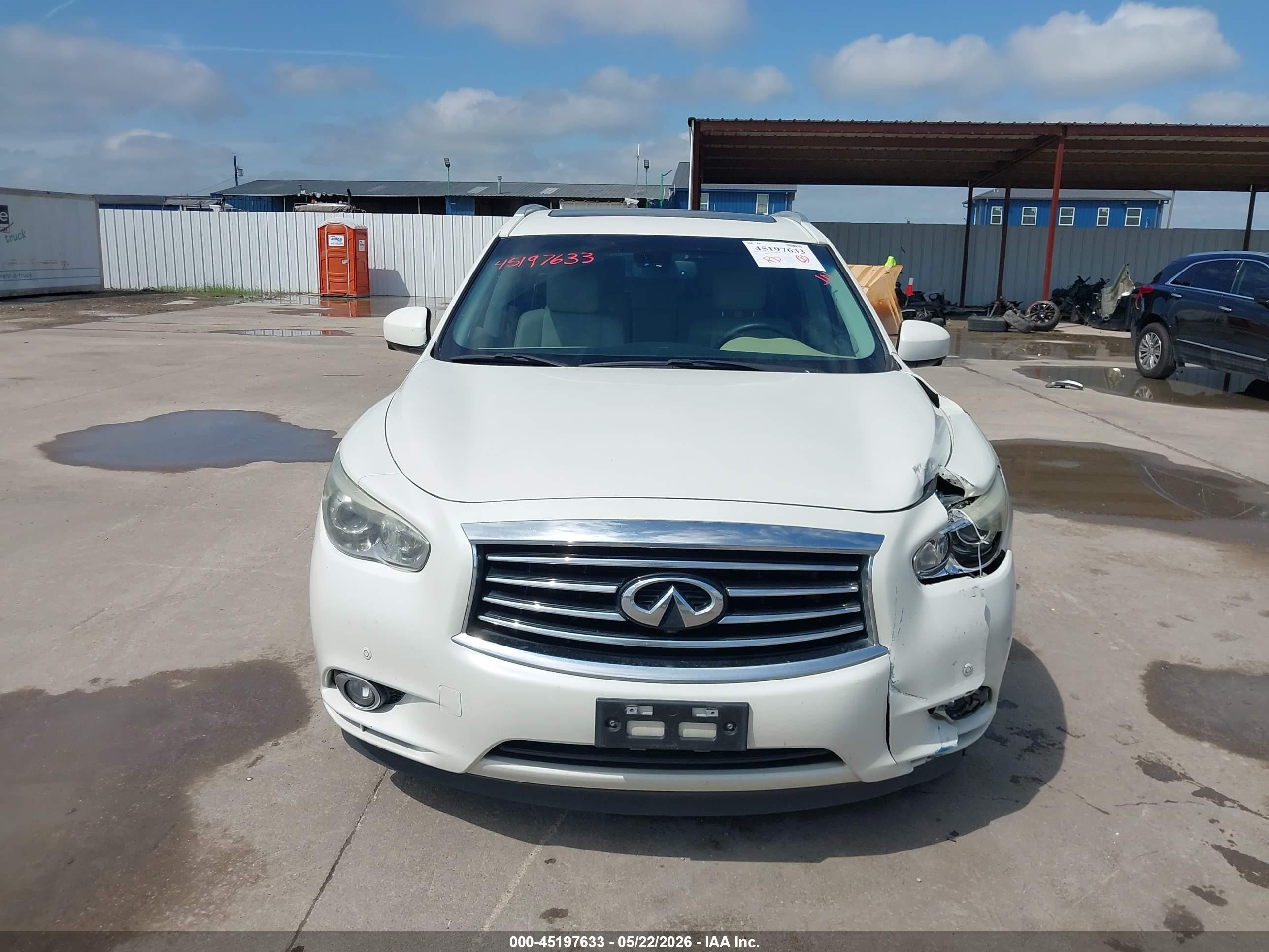 2015 Infiniti Qx60 Белый vin: 5N1AL0MN5FC558270