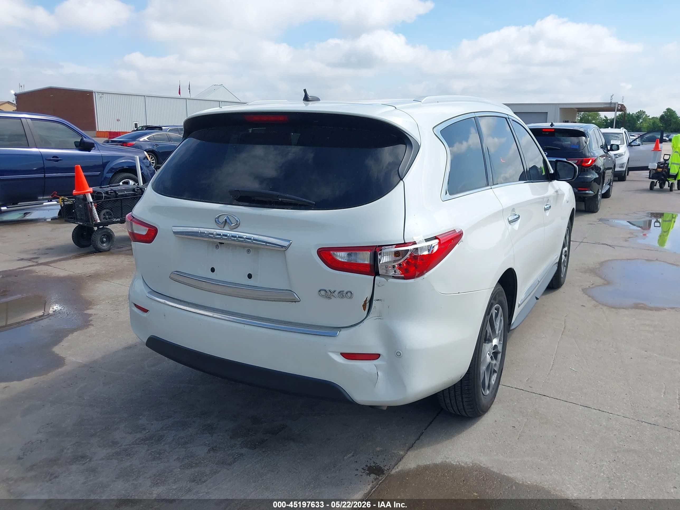 2015 Infiniti Qx60 Белый vin: 5N1AL0MN5FC558270