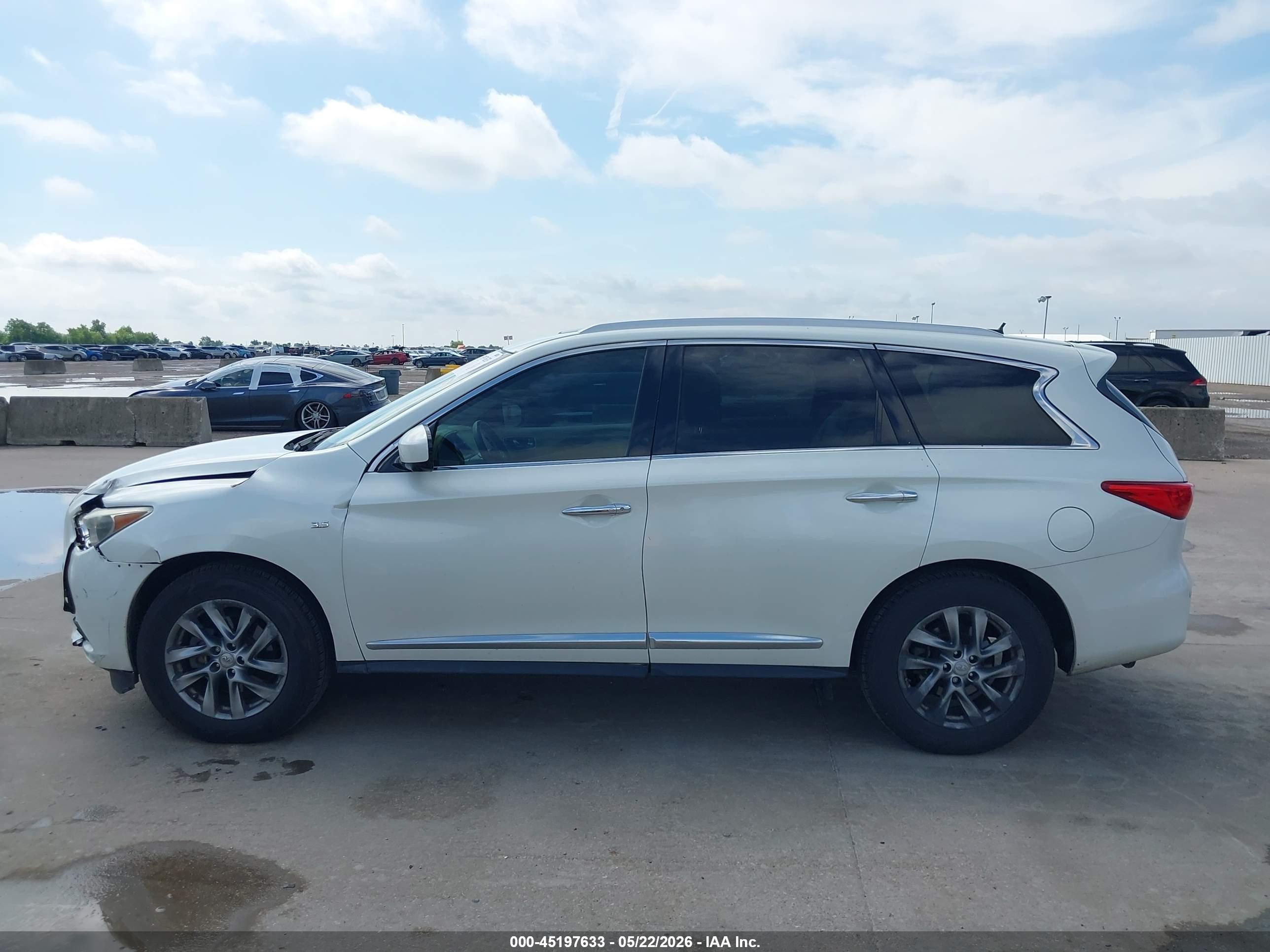 2015 Infiniti Qx60 Белый vin: 5N1AL0MN5FC558270