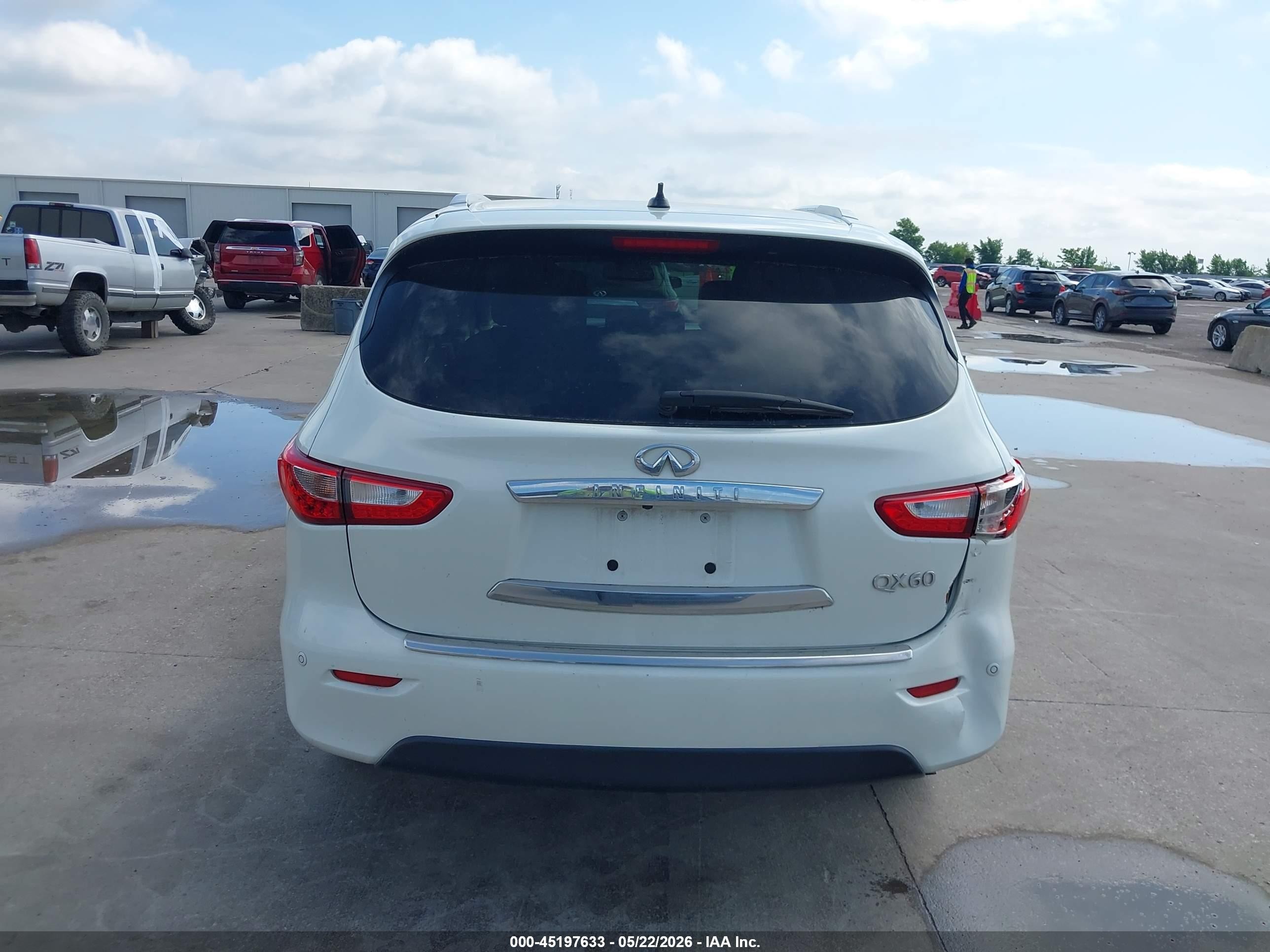 2015 Infiniti Qx60 Белый vin: 5N1AL0MN5FC558270
