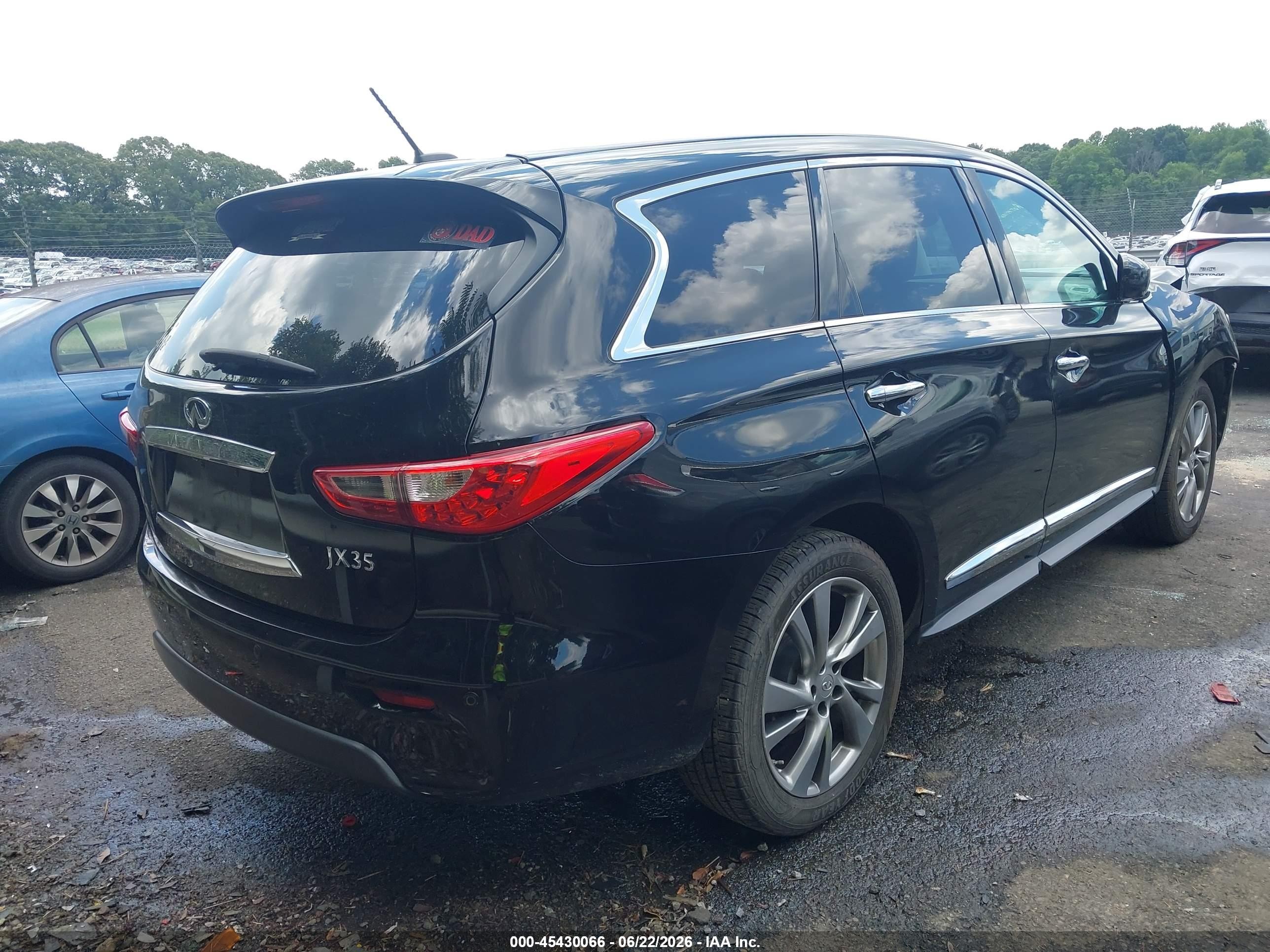 2013 Infiniti Jx35   Black vin: 5N1AL0MN6DC305021