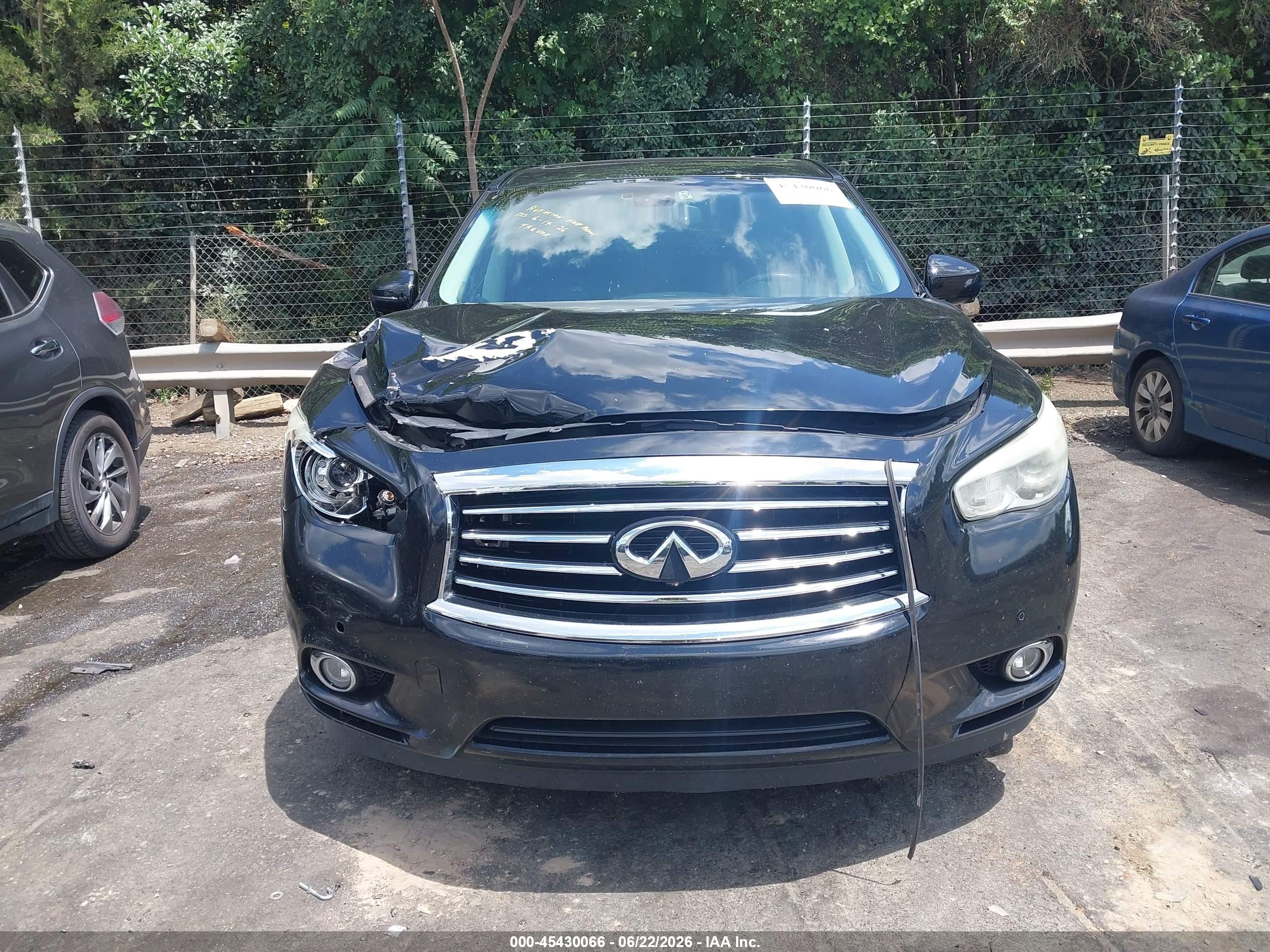 2013 Infiniti Jx35   Black vin: 5N1AL0MN6DC305021