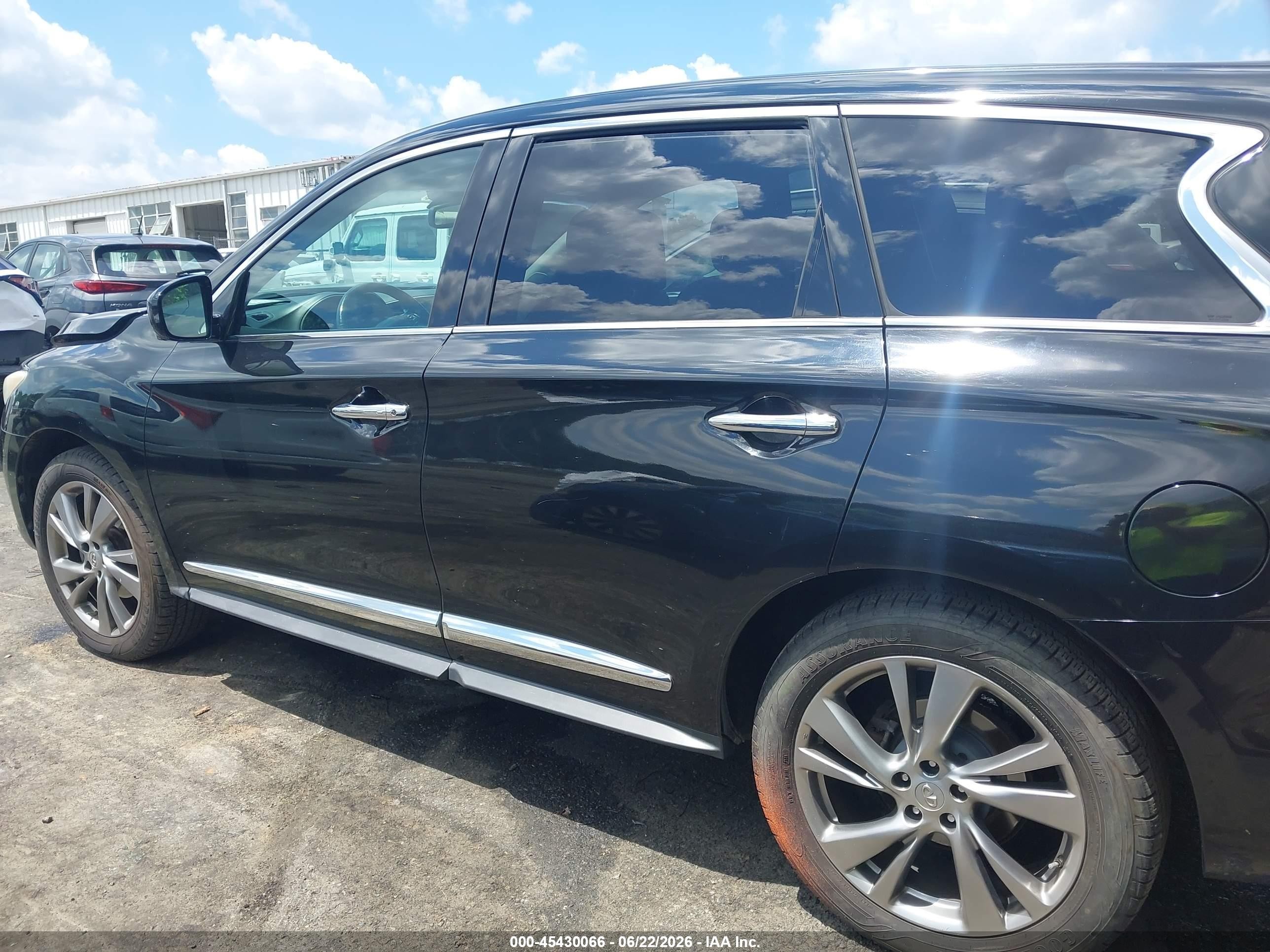 2013 Infiniti Jx35   Black vin: 5N1AL0MN6DC305021