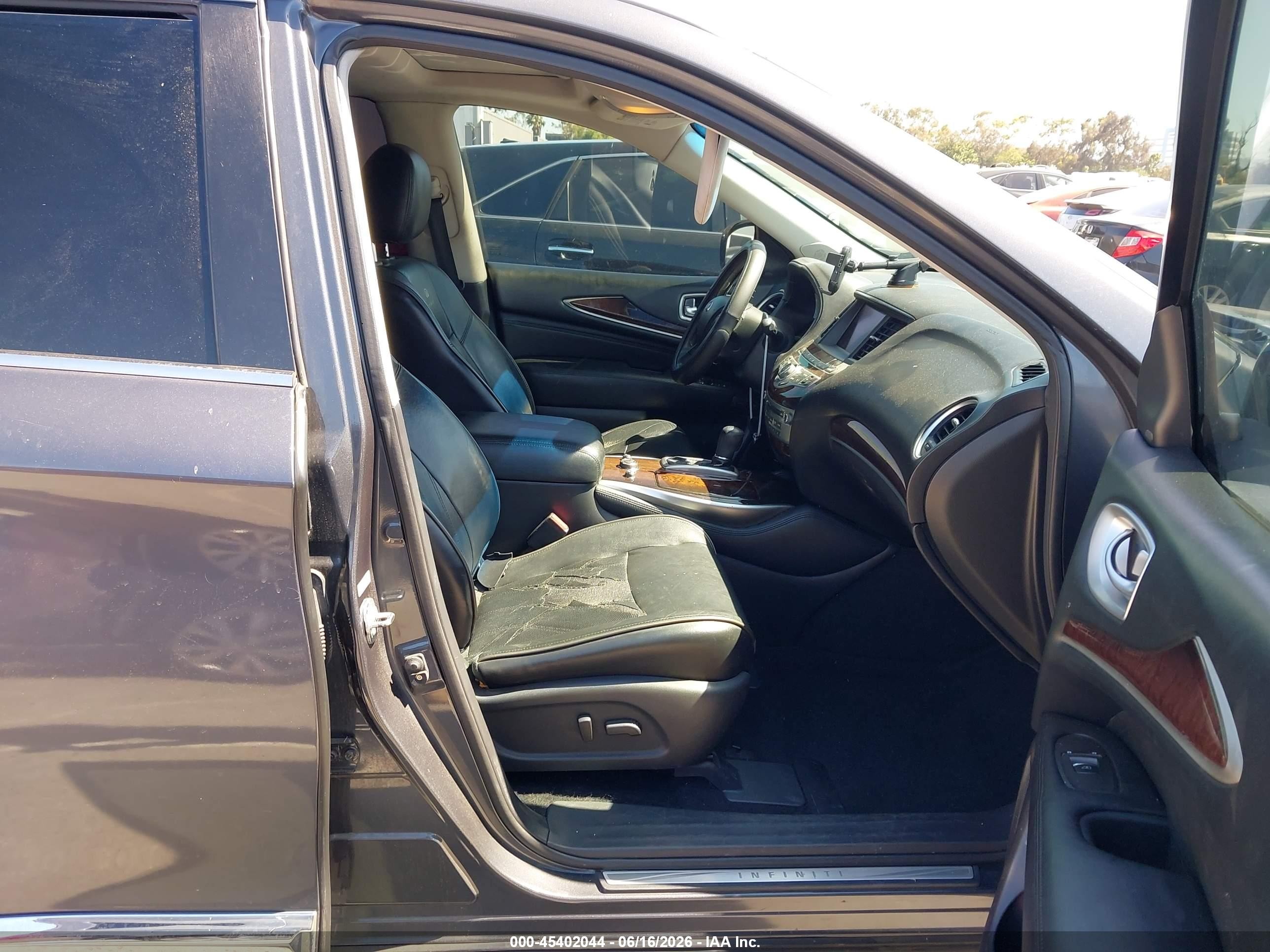 2013 Infiniti Jx35   Gray vin: 5N1AL0MN6DC308517