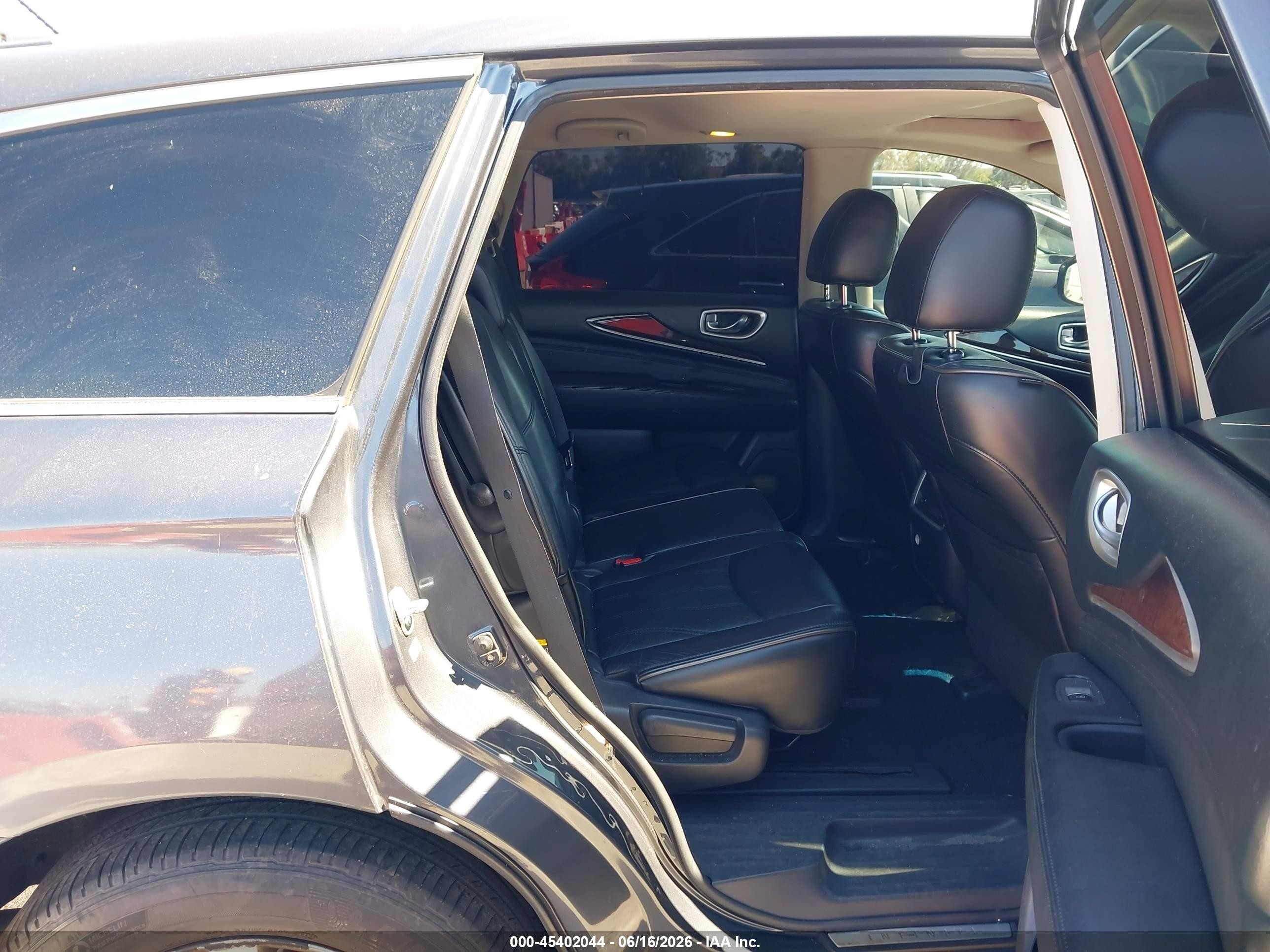 2013 Infiniti Jx35   Gray vin: 5N1AL0MN6DC308517