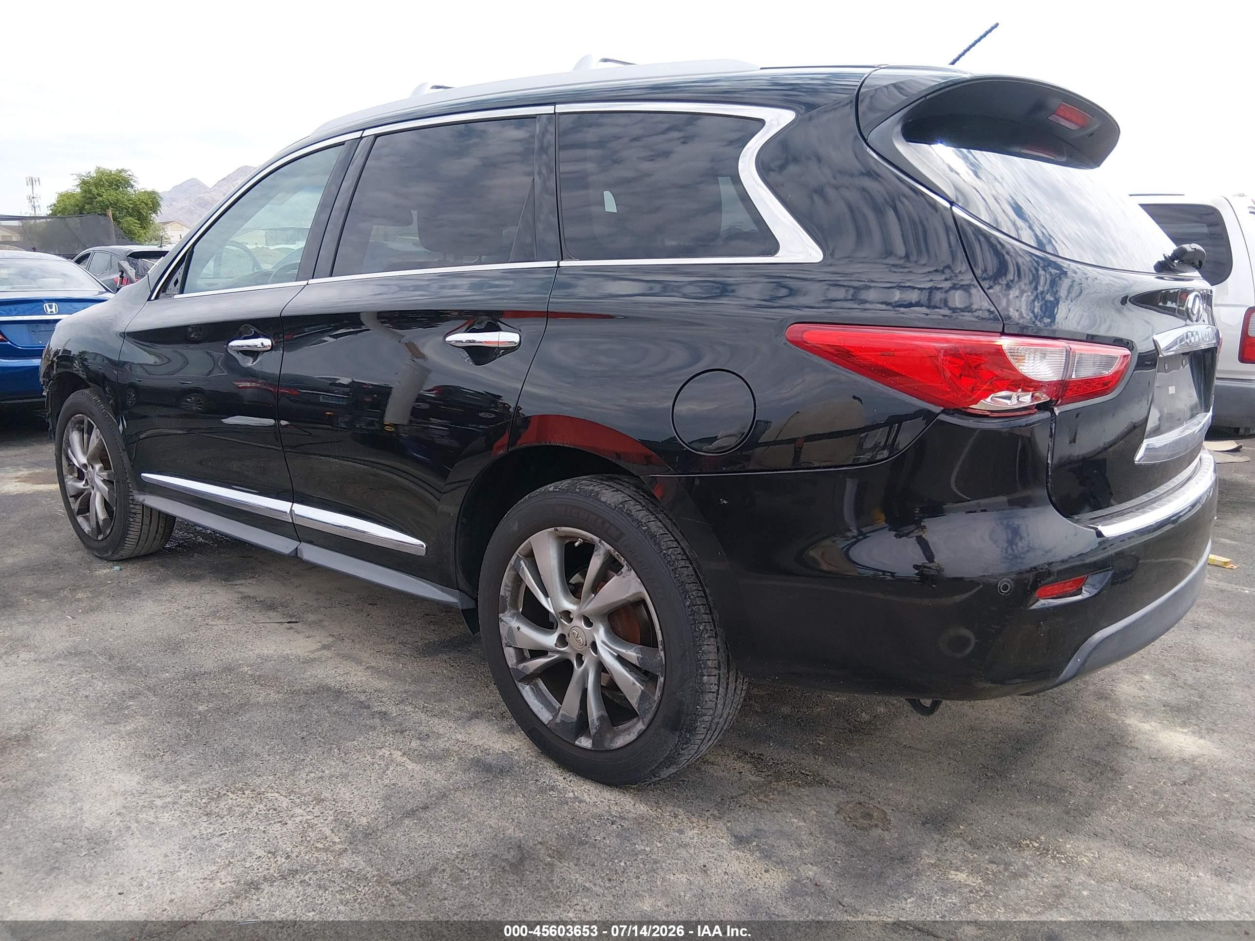 2013 Infiniti Jx35   Black vin: 5N1AL0MN6DC309263
