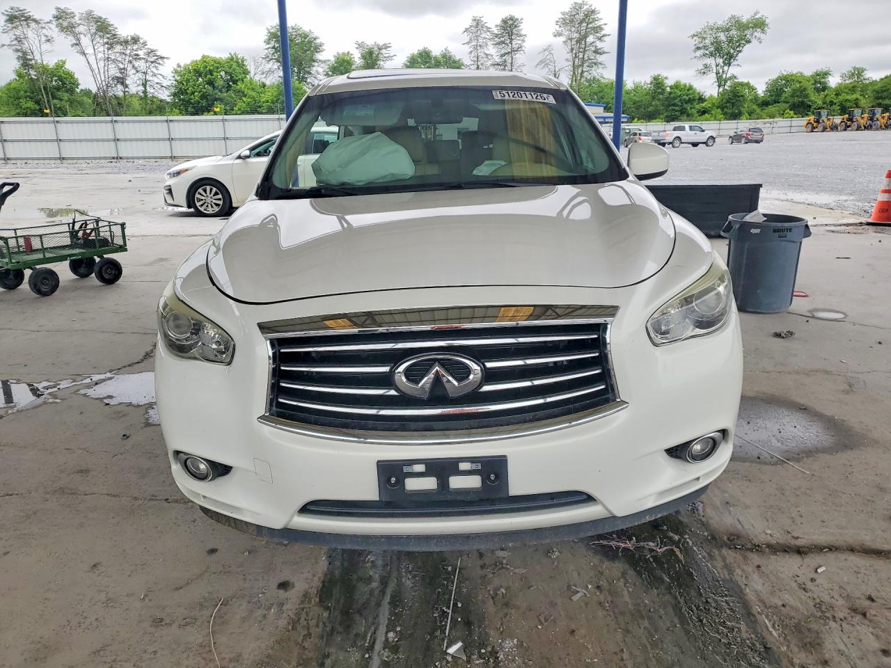 2013 Infiniti Jx35 Base Белый vin: 5N1AL0MN6DC336298