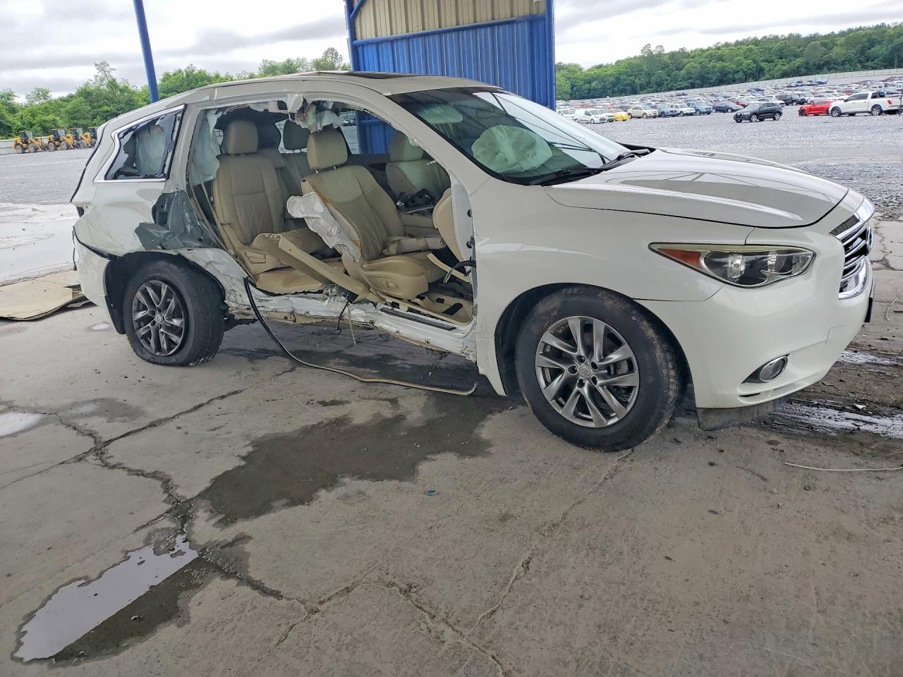 2013 Infiniti Jx35 Base Белый vin: 5N1AL0MN6DC336298