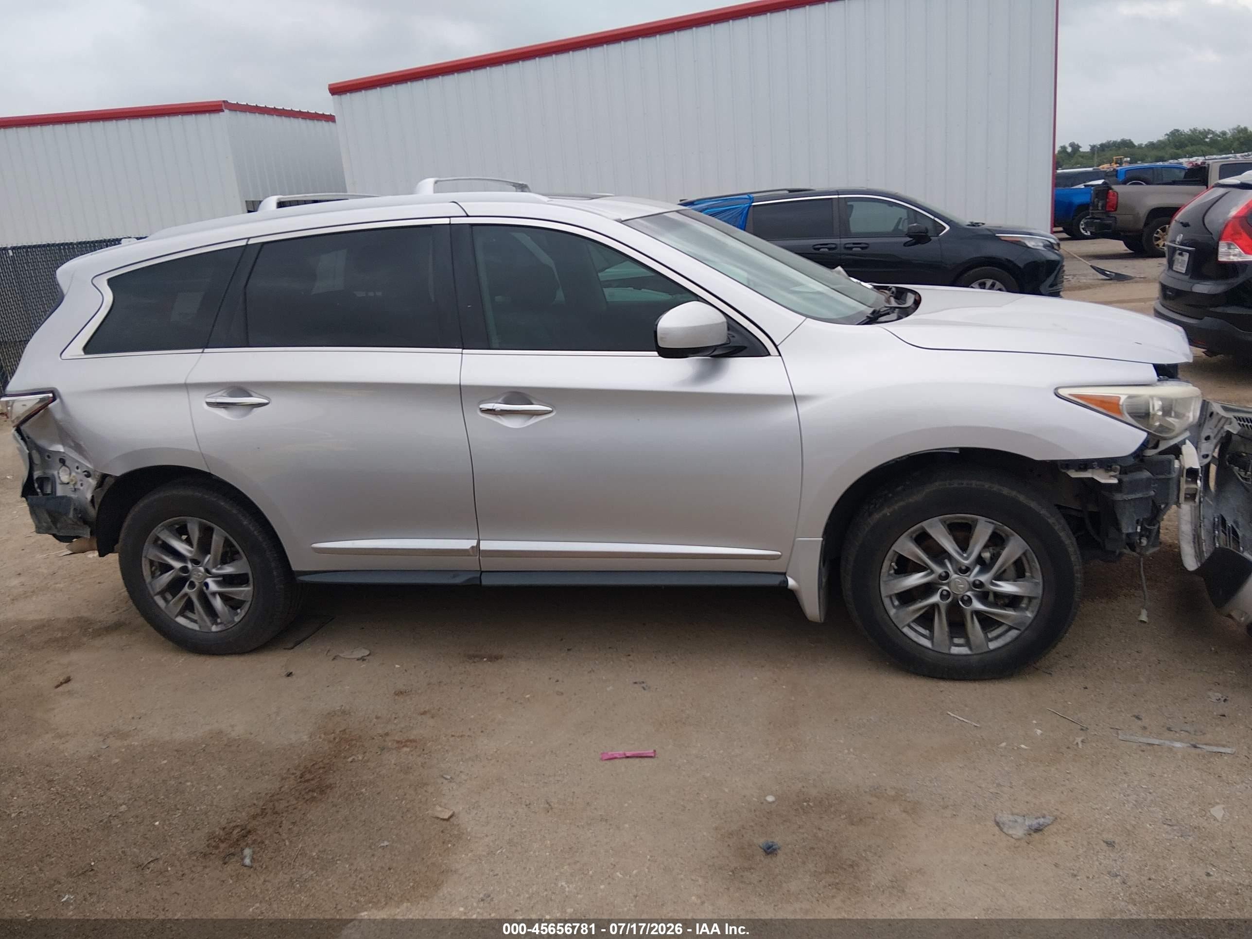 2013 Infiniti Jx35   Серебряный vin: 5N1AL0MN6DC351657
