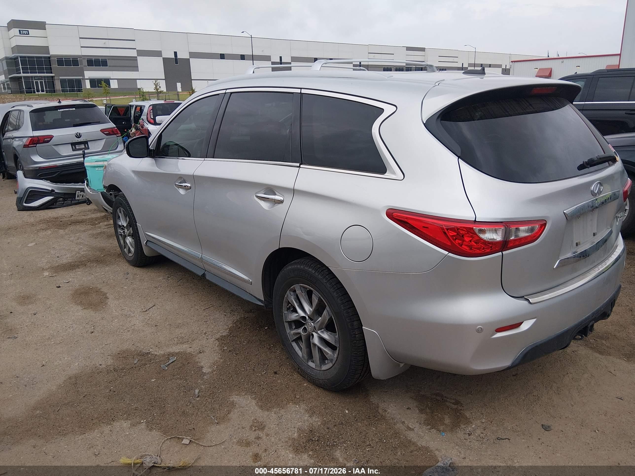 2013 Infiniti Jx35   Серебряный vin: 5N1AL0MN6DC351657