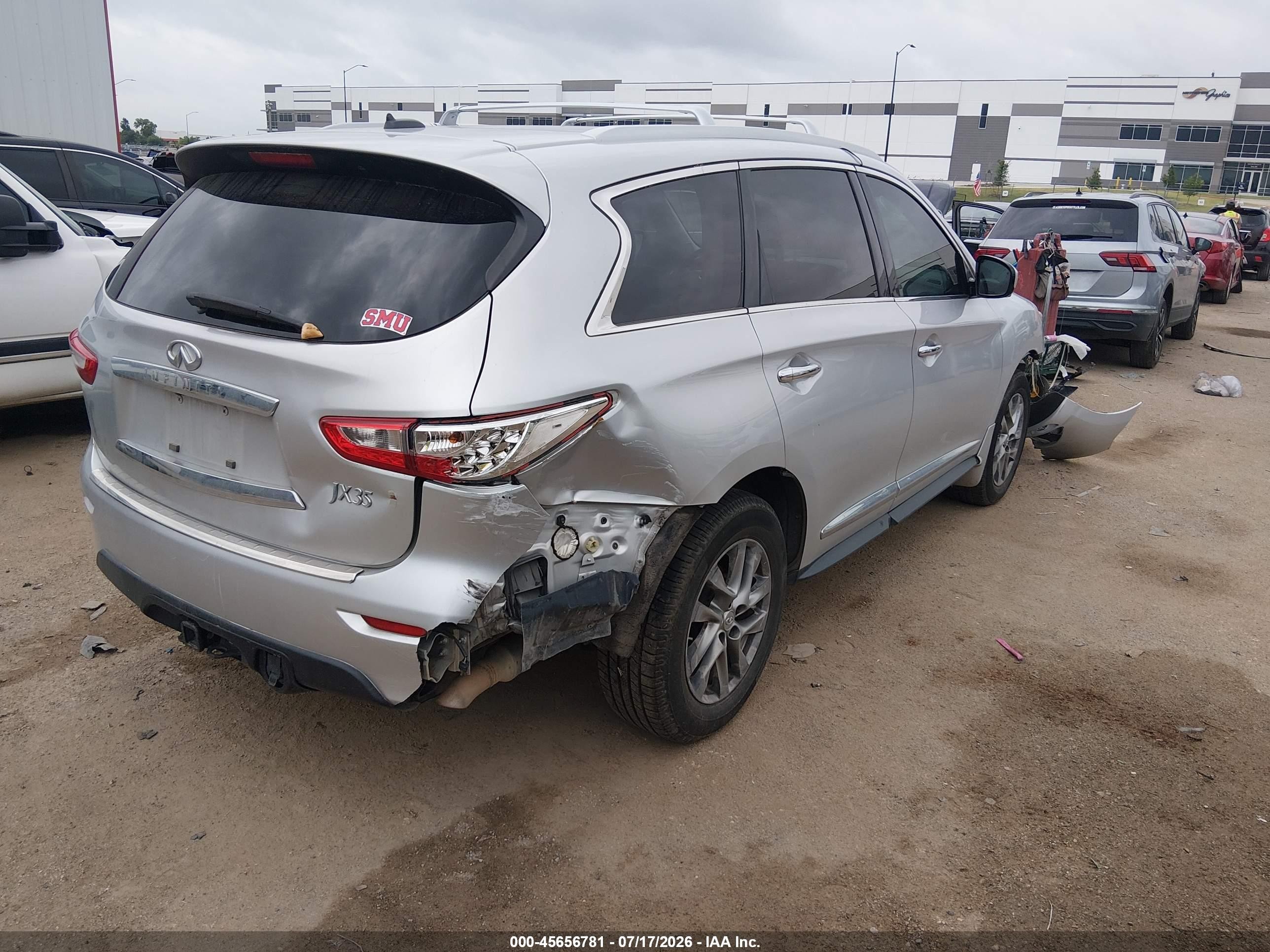 2013 Infiniti Jx35   Серебряный vin: 5N1AL0MN6DC351657