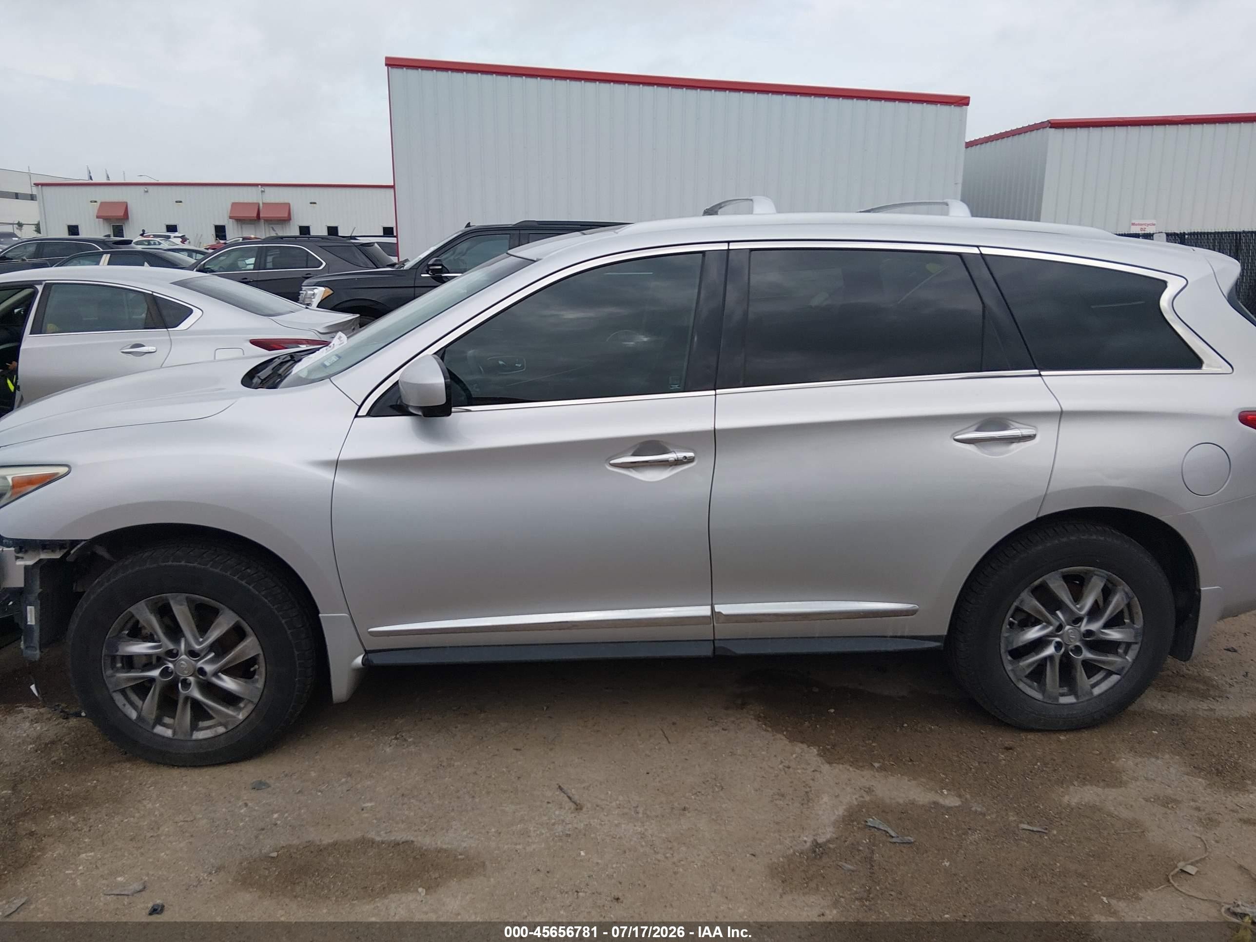 2013 Infiniti Jx35   Серебряный vin: 5N1AL0MN6DC351657