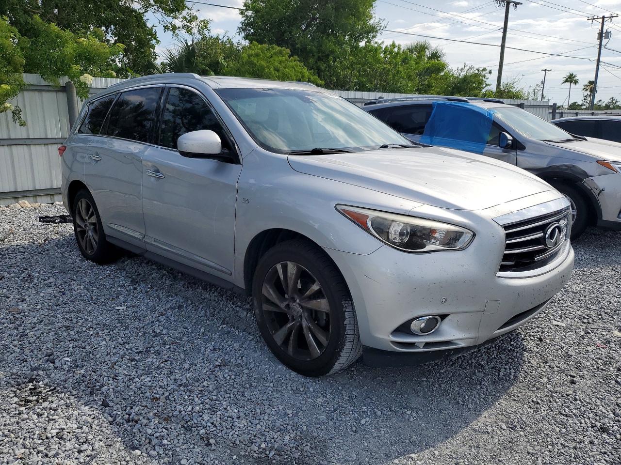 2014 Infiniti Qx60 Base Silver vin: 5N1AL0MN6EC506385