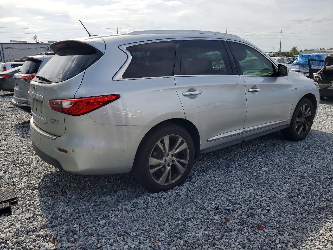 2014 Infiniti Qx60 Base Silver vin: 5N1AL0MN6EC506385