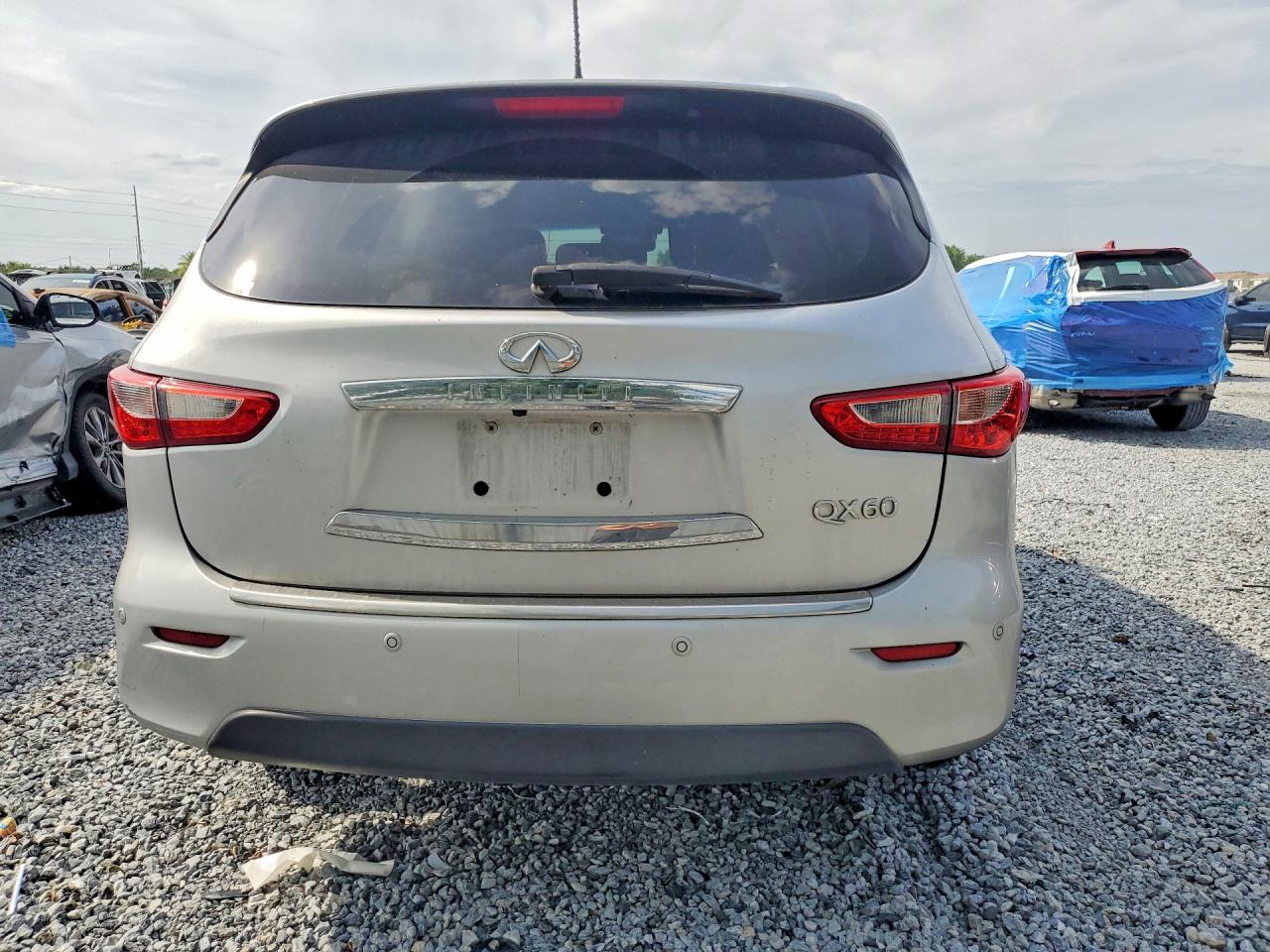 2014 Infiniti Qx60 Base Silver vin: 5N1AL0MN6EC506385