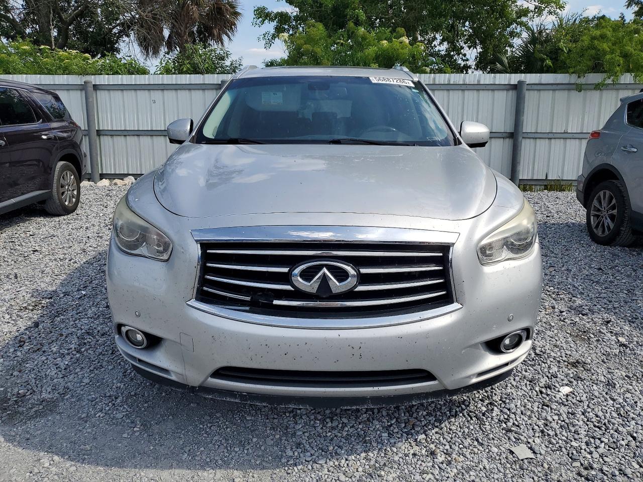 2014 Infiniti Qx60 Base Silver vin: 5N1AL0MN6EC506385