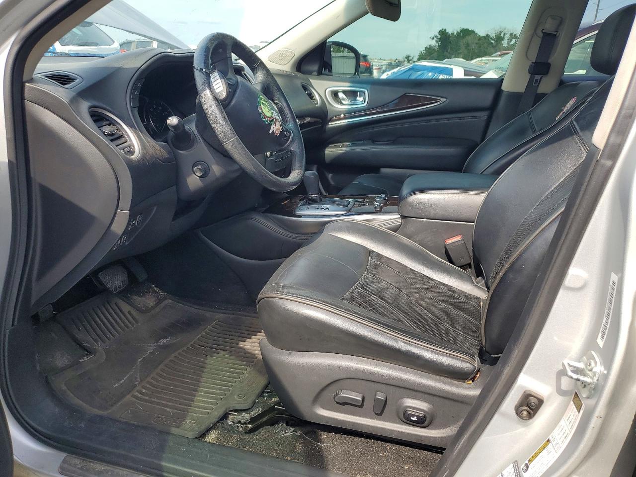 2014 Infiniti Qx60 Base Silver vin: 5N1AL0MN6EC506385