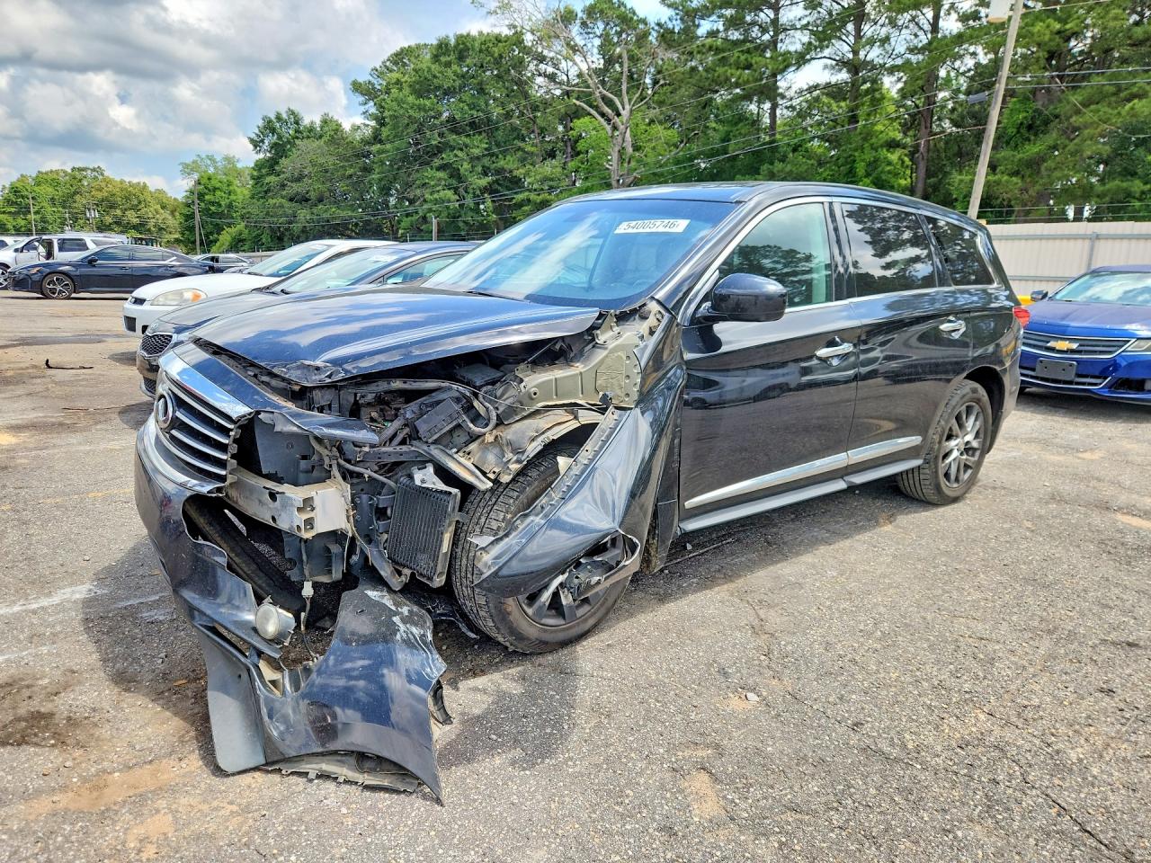 2014 Infiniti Qx60 Base Black vin: 5N1AL0MN6EC506693