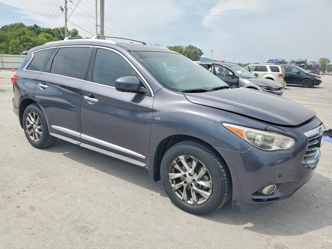 2014 Infiniti Qx60 Base Gray vin: 5N1AL0MN6EC521078