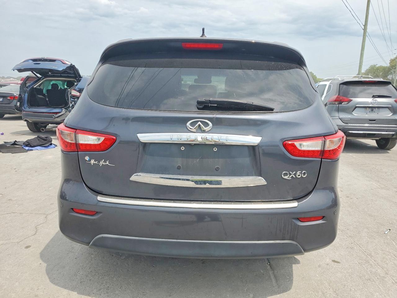 2014 Infiniti Qx60 Base Gray vin: 5N1AL0MN6EC521078