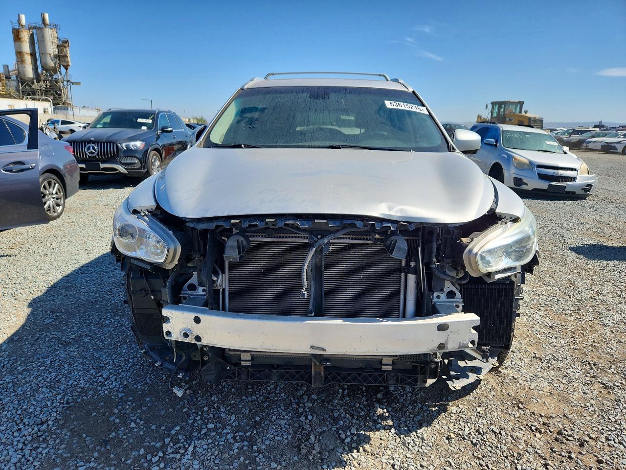 2014 Infiniti Qx60 Base Silver vin: 5N1AL0MN6EC533392