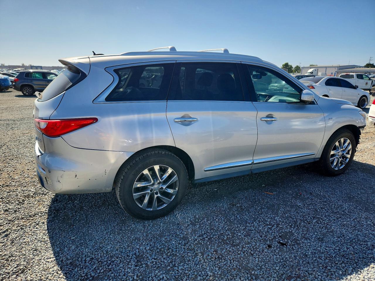 2014 Infiniti Qx60 Base Silver vin: 5N1AL0MN6EC533392