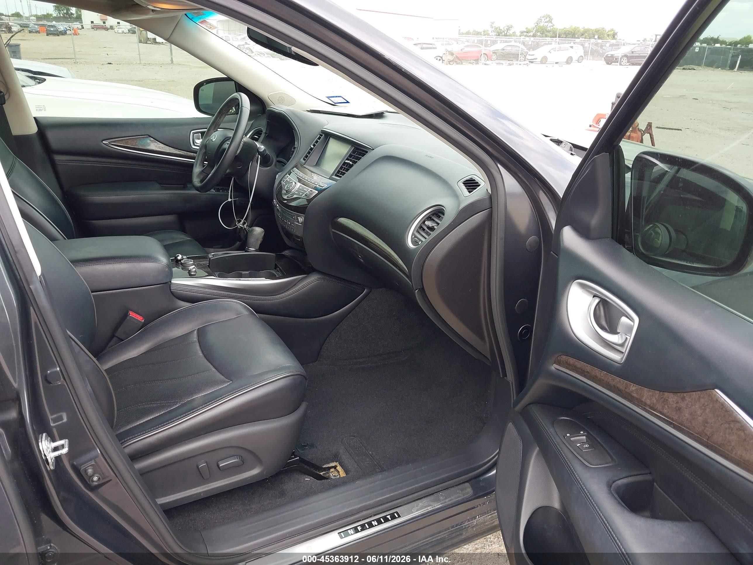 2014 Infiniti Qx60   Gray vin: 5N1AL0MN6EC542447