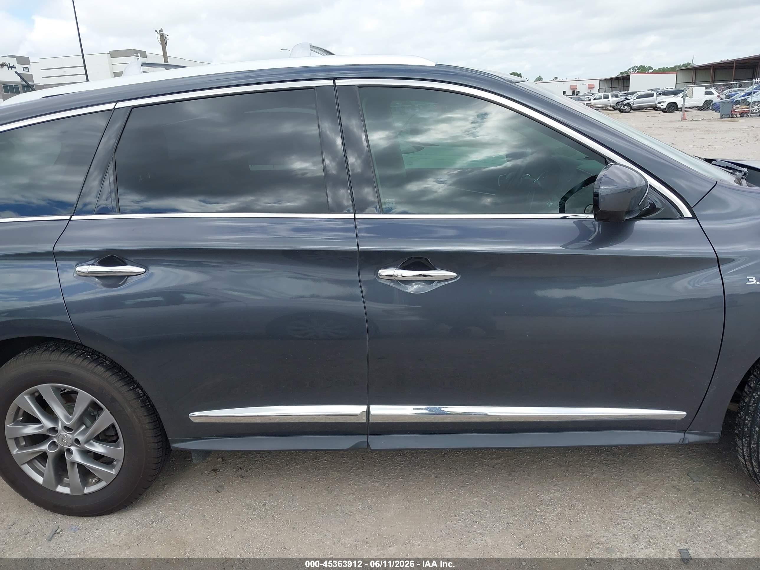 2014 Infiniti Qx60   Gray vin: 5N1AL0MN6EC542447