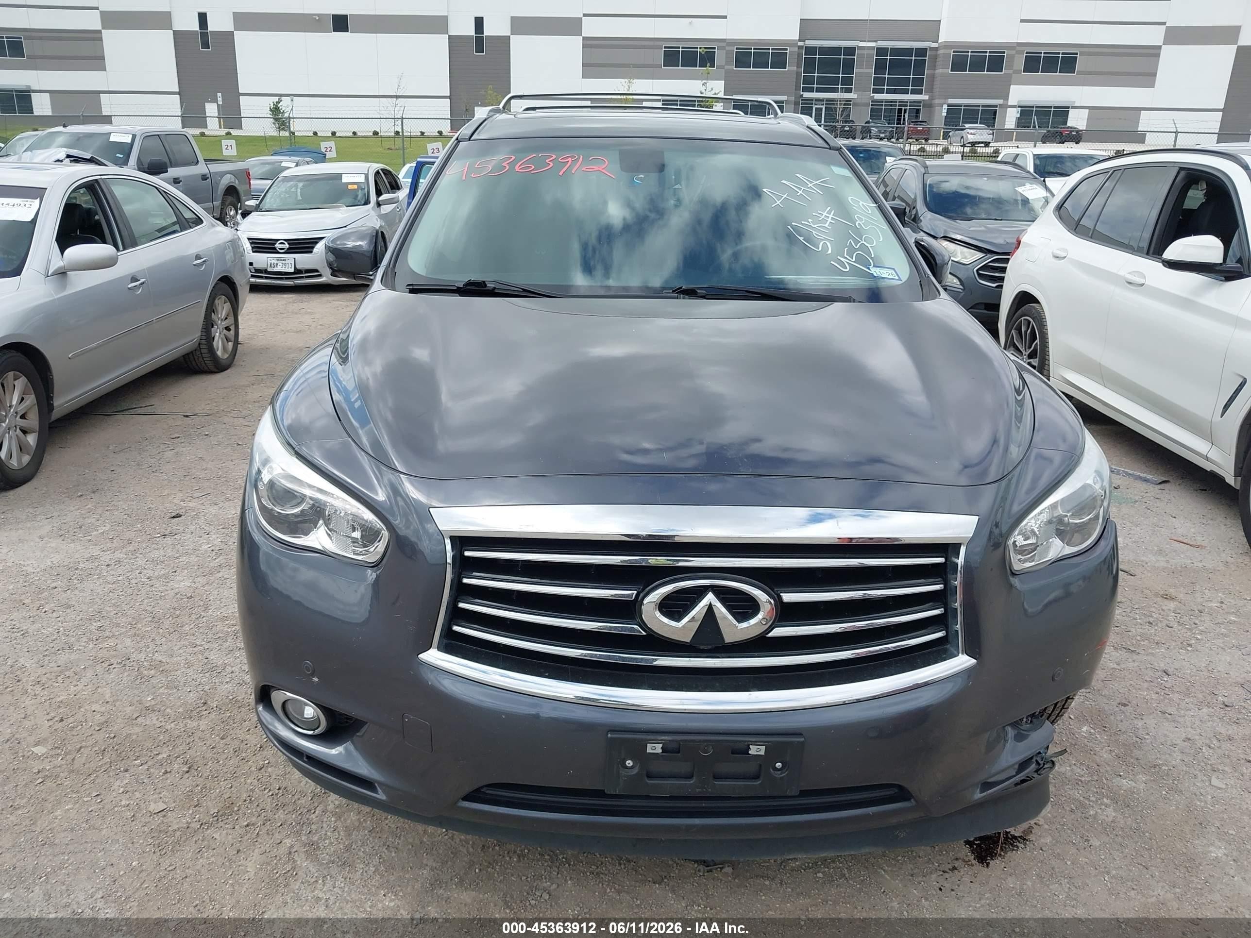 2014 Infiniti Qx60   Gray vin: 5N1AL0MN6EC542447