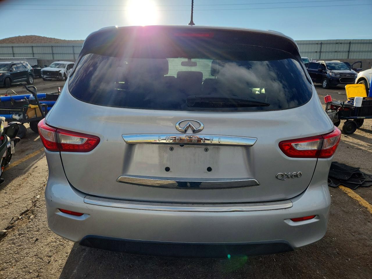 2014 Infiniti Qx60 Base Silver vin: 5N1AL0MN6EC547311