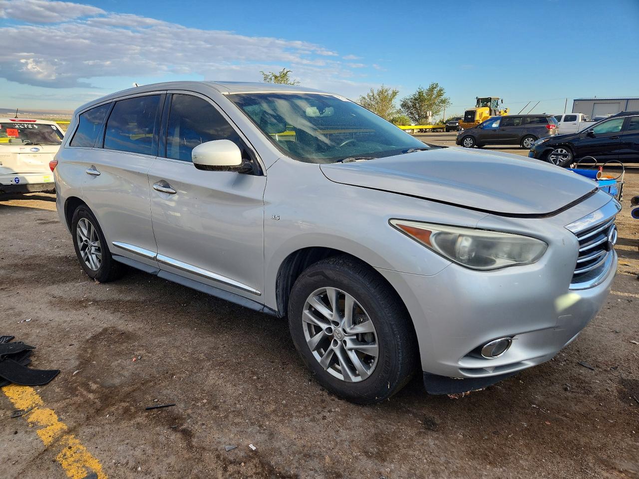 2014 Infiniti Qx60 Base Silver vin: 5N1AL0MN6EC547311