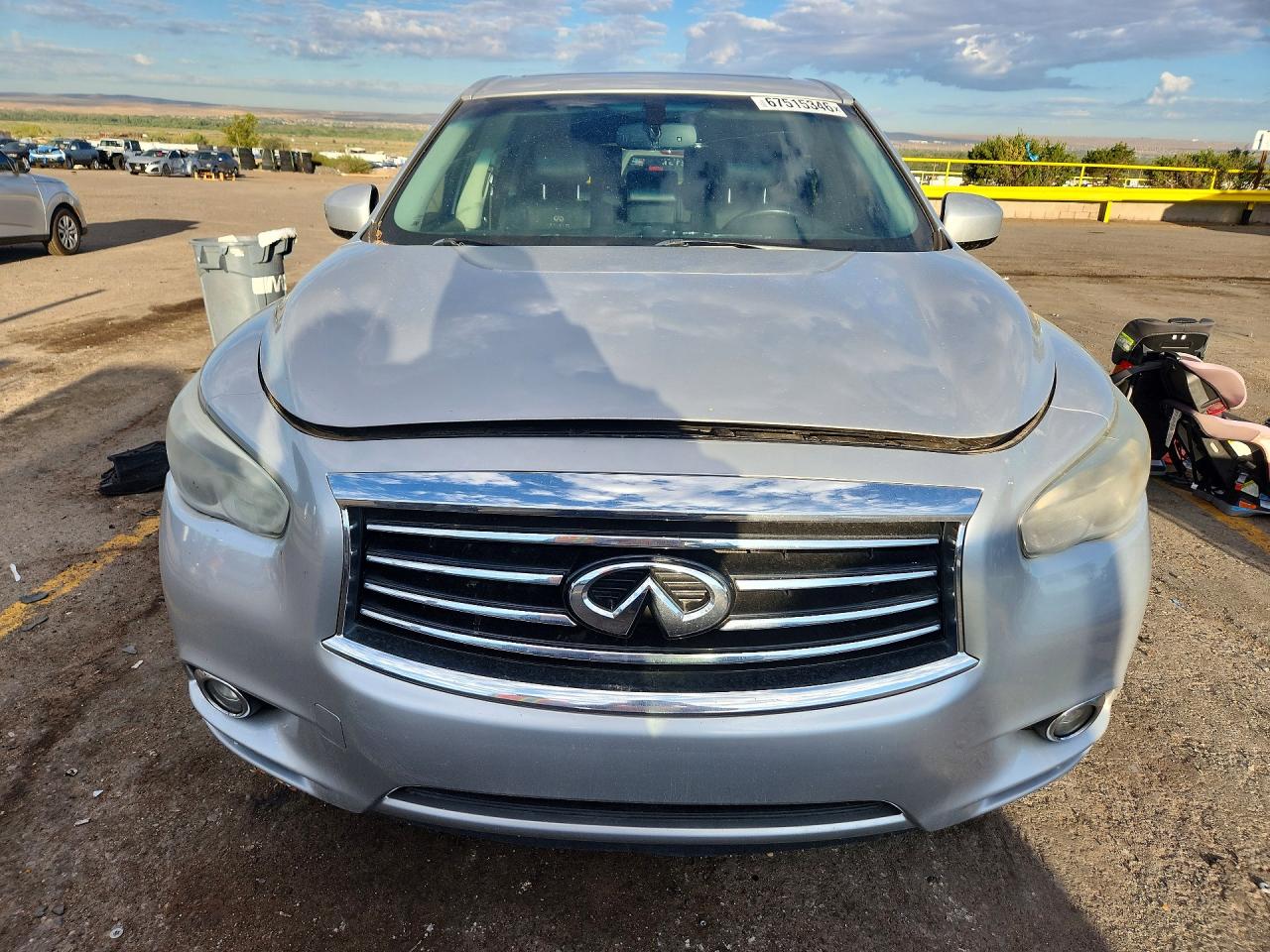 2014 Infiniti Qx60 Base Silver vin: 5N1AL0MN6EC547311