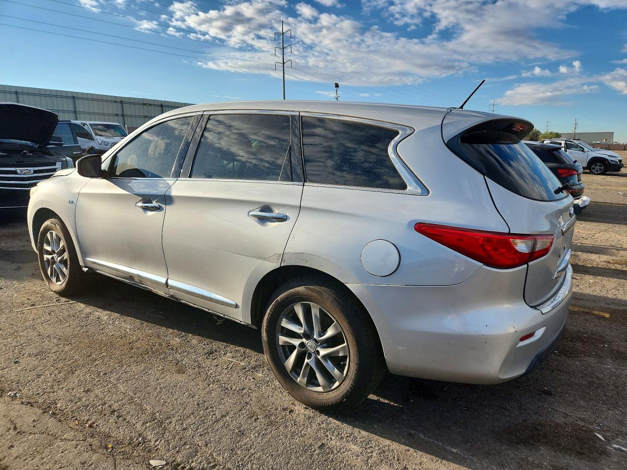 2014 Infiniti Qx60 Base Silver vin: 5N1AL0MN6EC547311