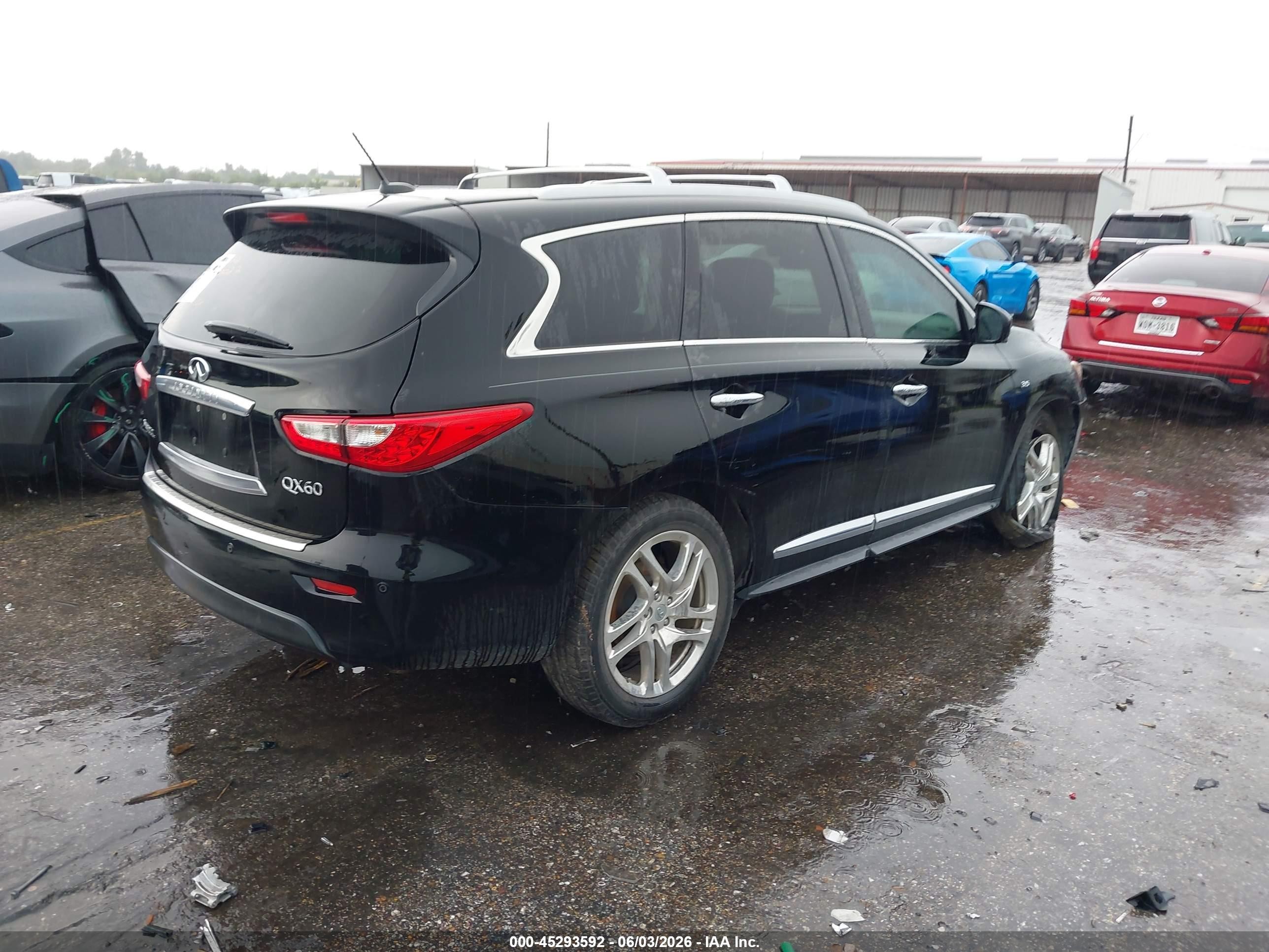 2014 Infiniti Qx60   Black vin: 5N1AL0MN6EC552637