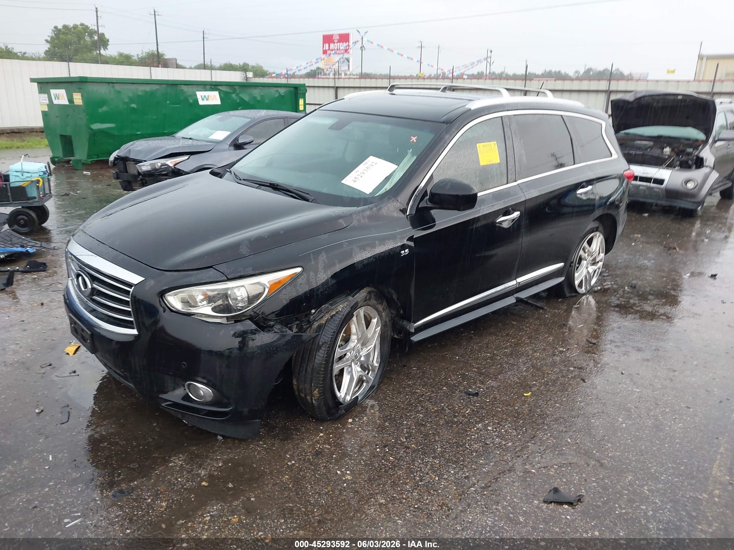2014 Infiniti Qx60   Black vin: 5N1AL0MN6EC552637