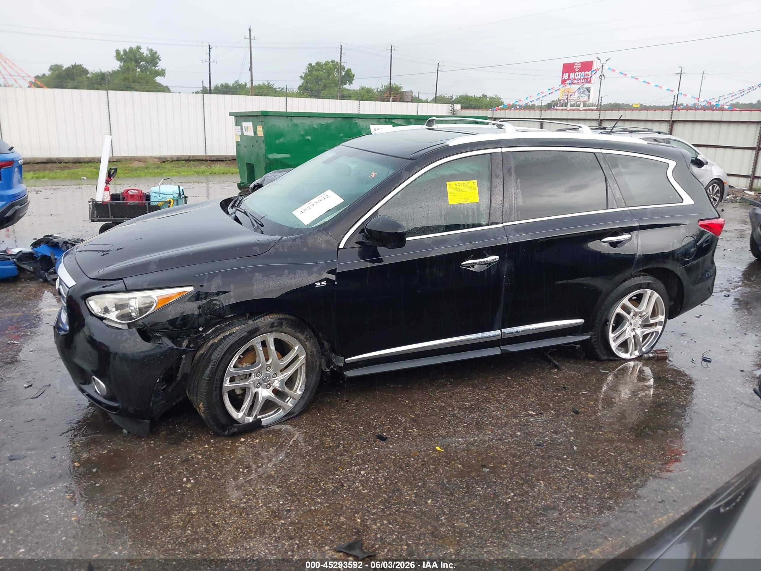 2014 Infiniti Qx60   Black vin: 5N1AL0MN6EC552637