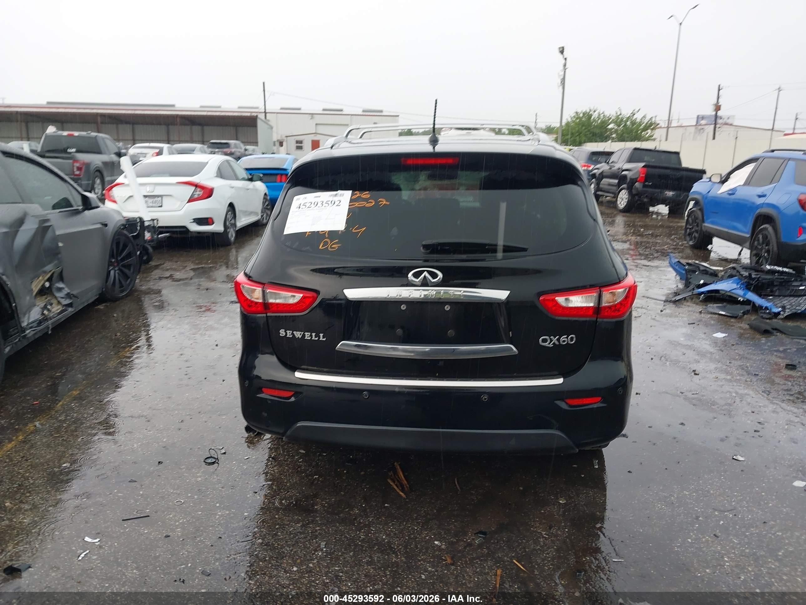 2014 Infiniti Qx60   Black vin: 5N1AL0MN6EC552637