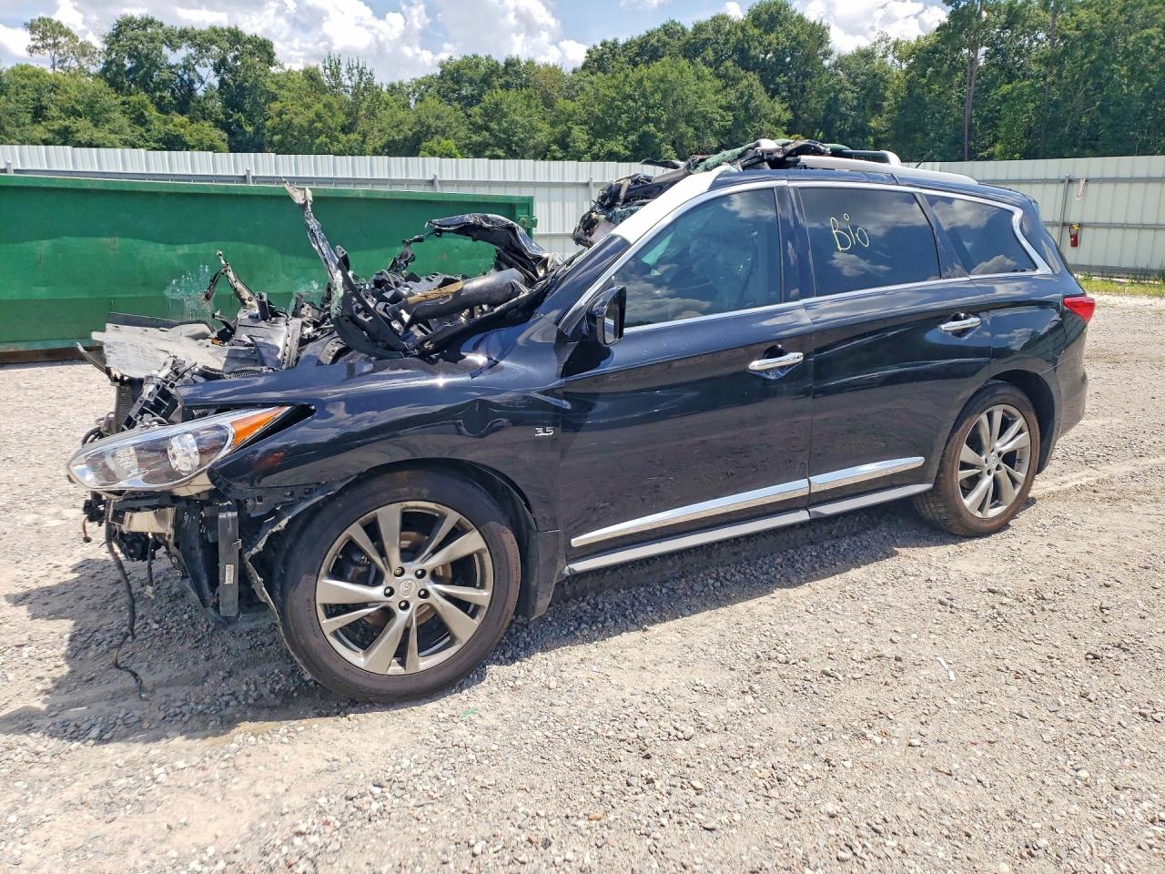 2015 Infiniti Qx60 Base Black vin: 5N1AL0MN6FC503472